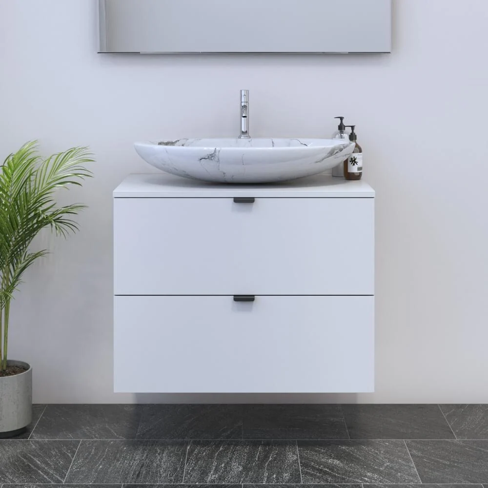 Ines 2S 80 Floating Bathroom Vanity (32
