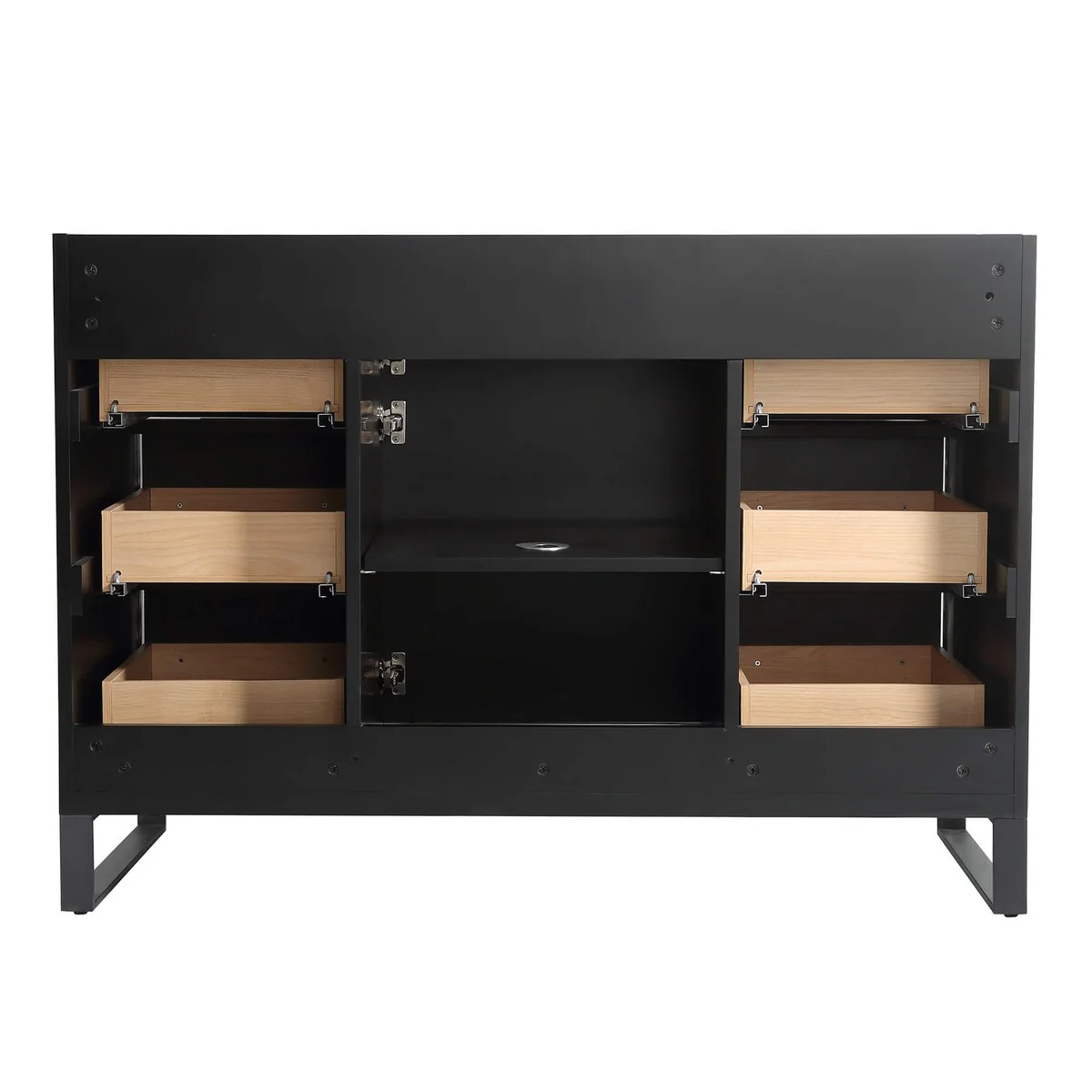 Fine Fixtures Opulence Collection Bathroom Vanity with White Ceramic Sink