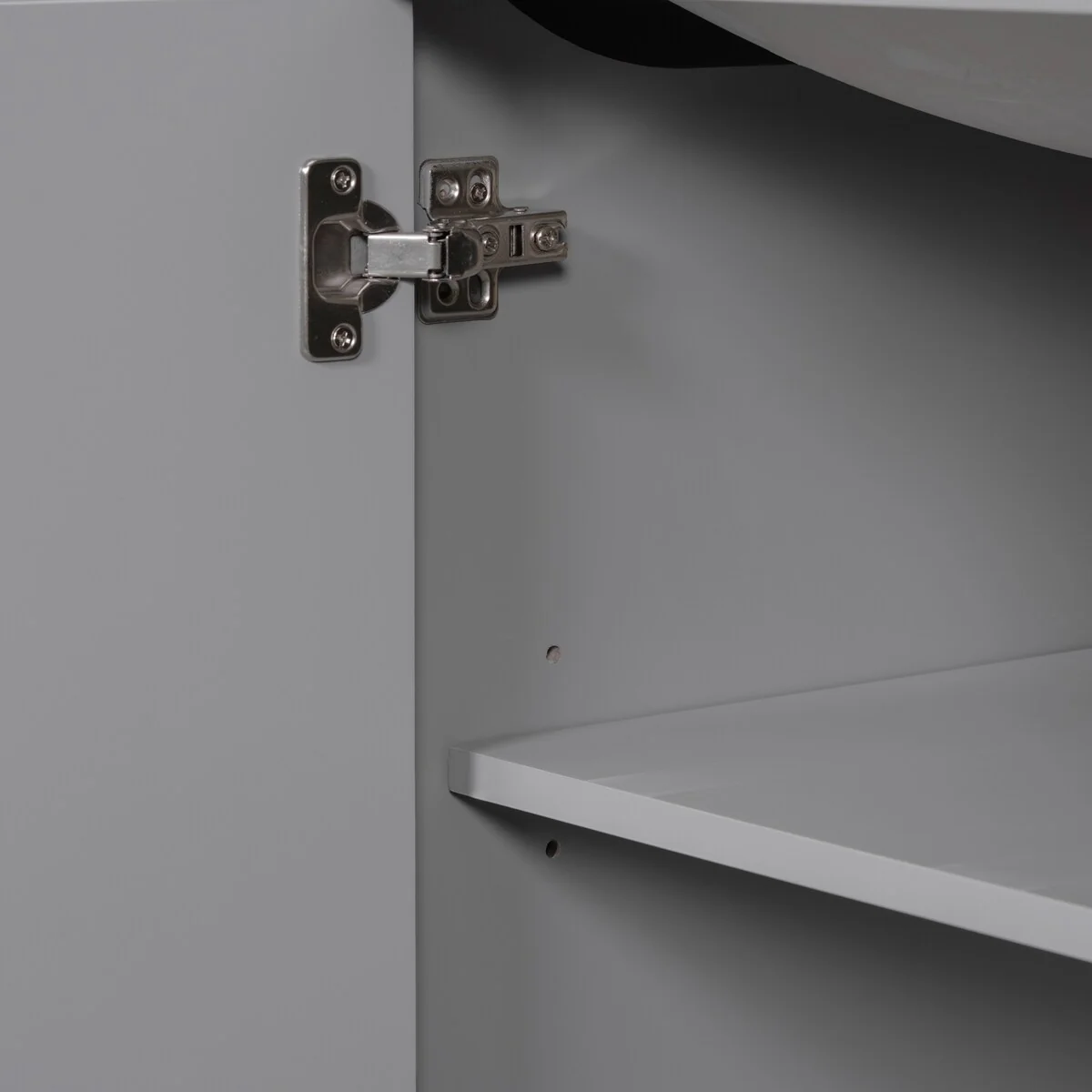 Bathroom Vanity Cabinet with Multi-Functional Drawer and Adjustable Shelf