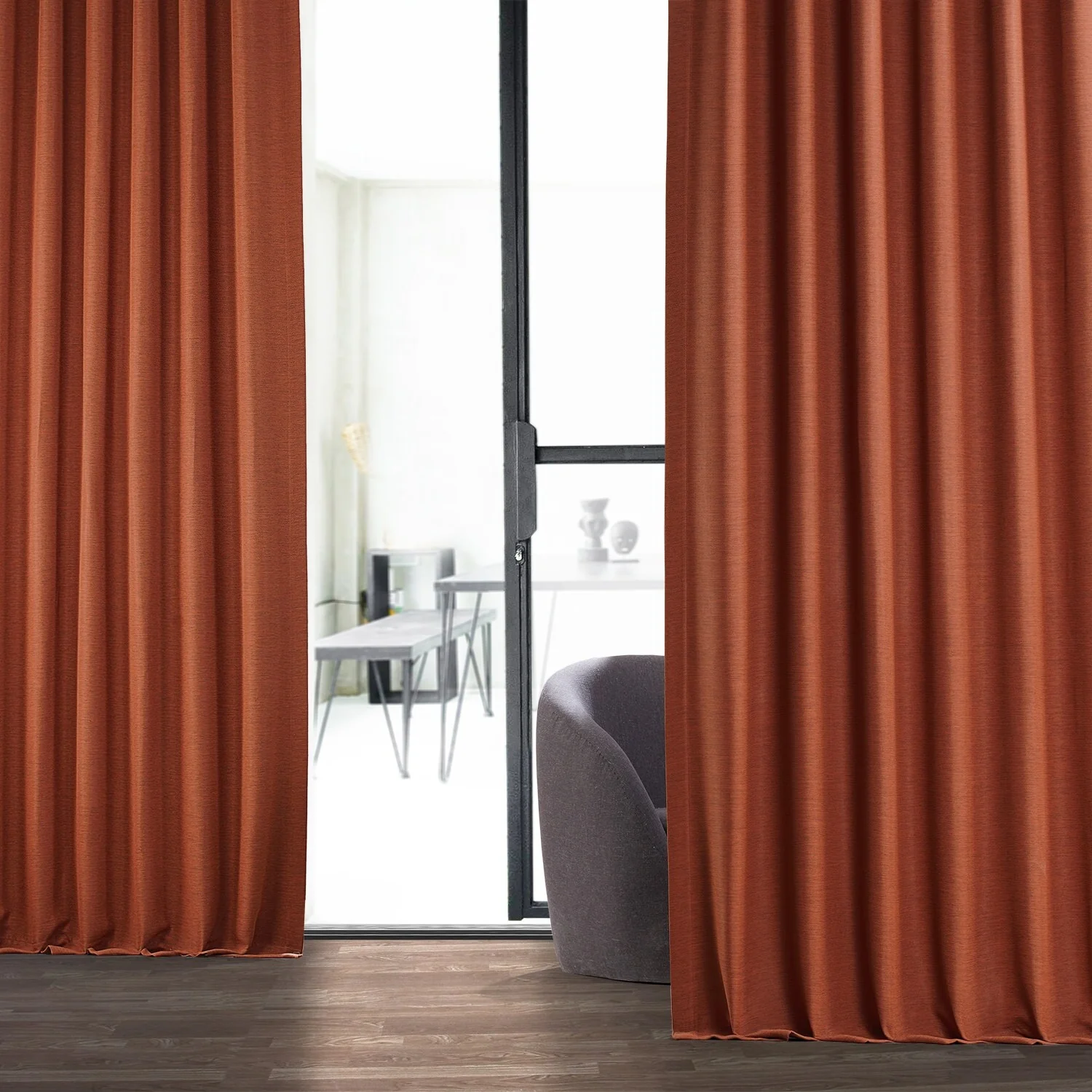 Exclusive Fabrics Textured Bellino Room Darkening Curtains (1 Panel)