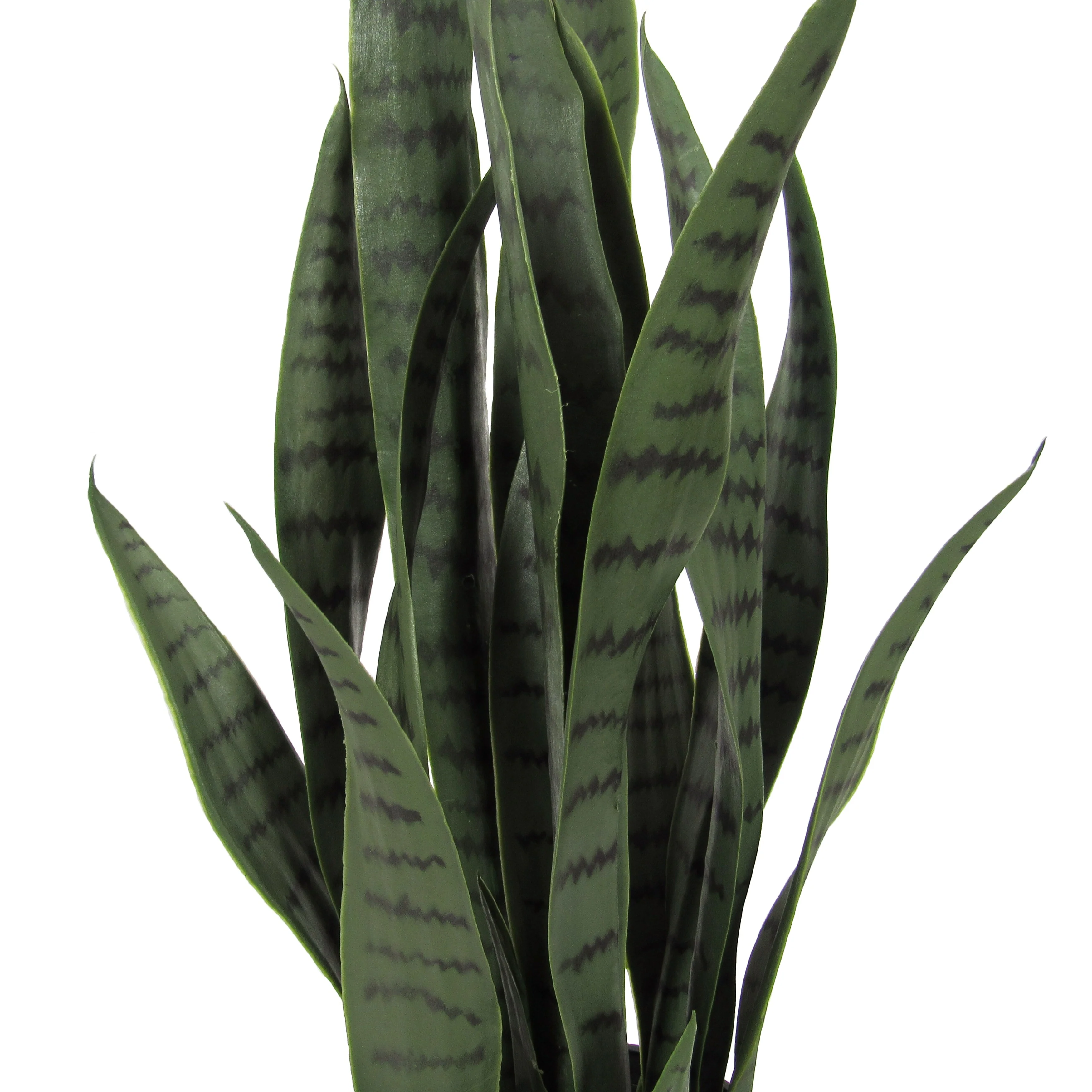 Artificial Sansevieria Snake Plant in Black Pot