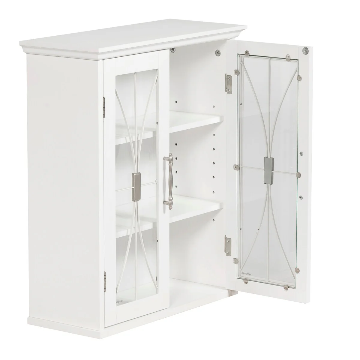 Teamson Home Delaney Removable Two-Door Wall Cabinet