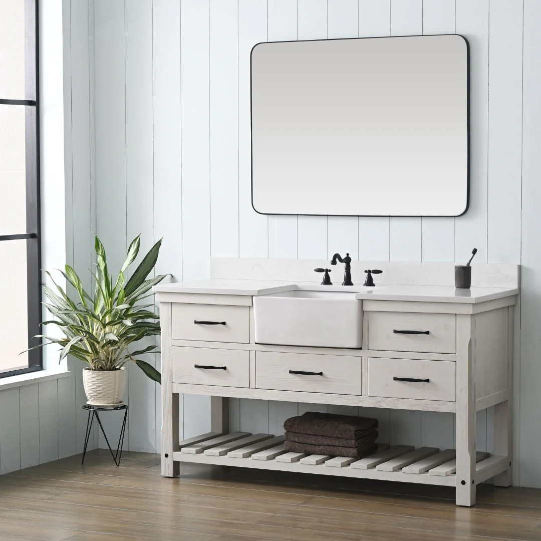 Sudio Design Bathroom Vanity Wesley Weathered Collection.