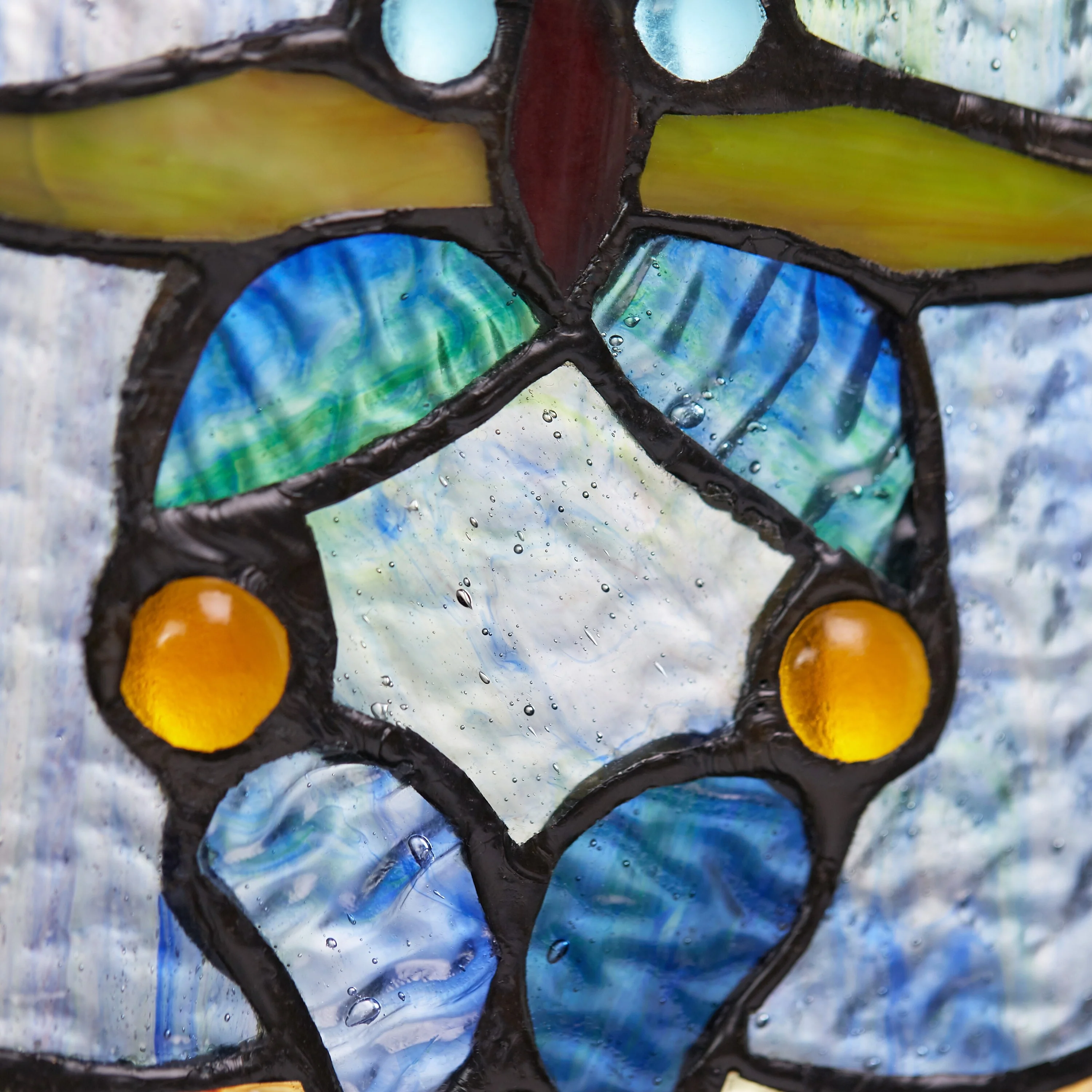 Stained Glass Webbed Heart 22