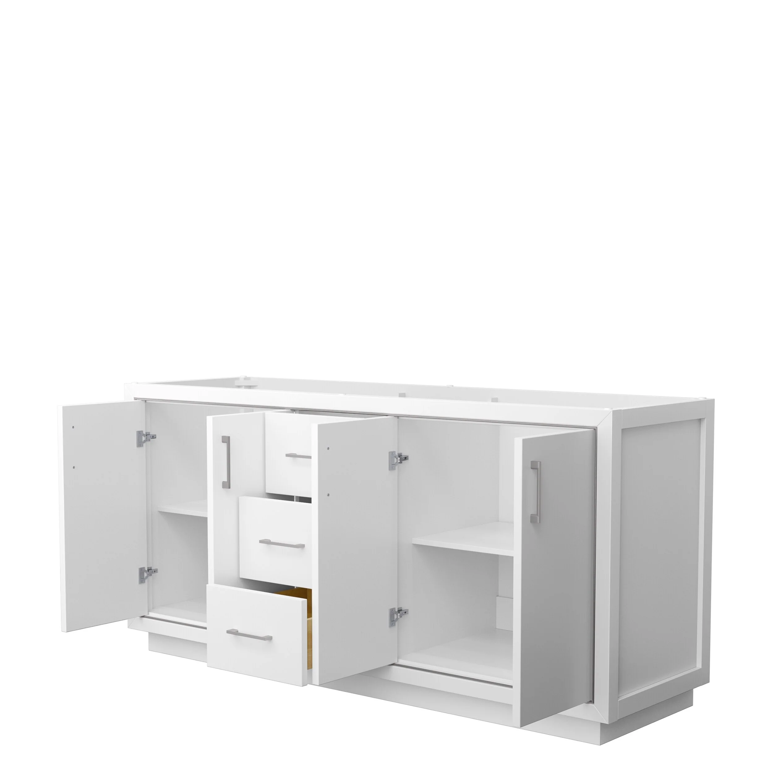 Icon Double Bathroom Vanity Cabinet, No Mirror