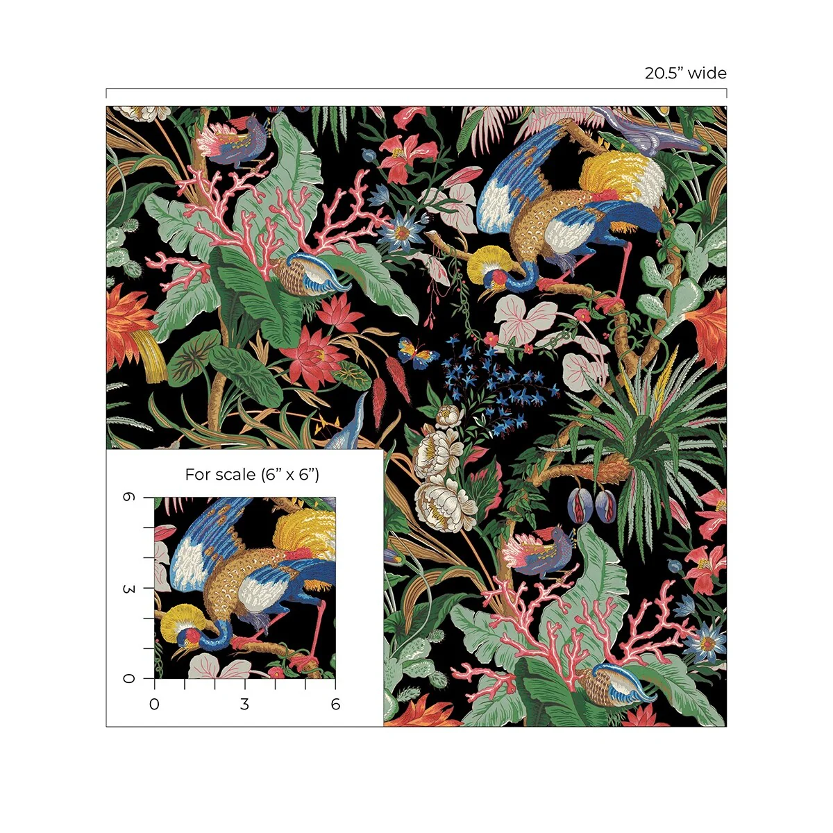 NextWall Tropical Canopy Peel and Stick Wallpaper
