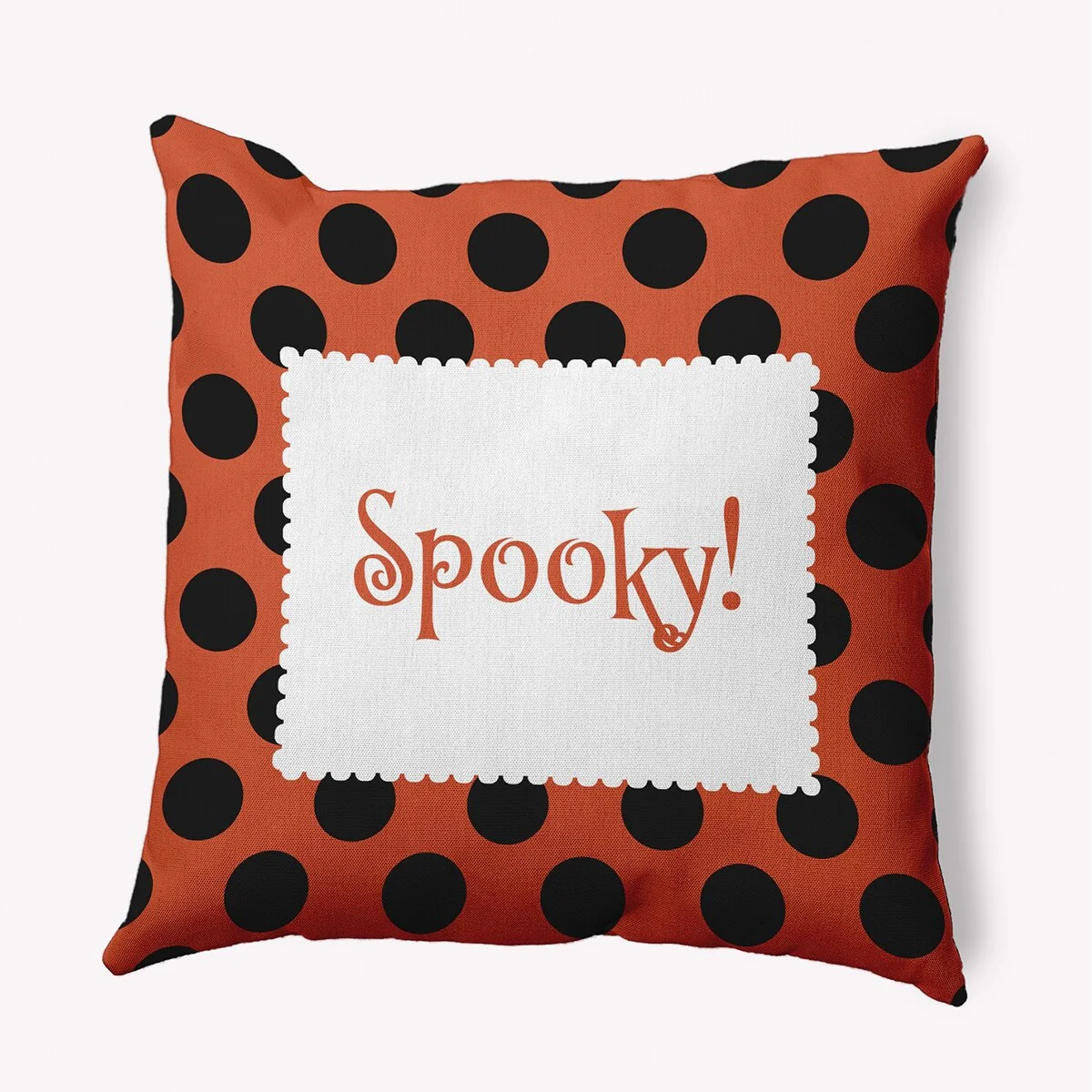 Halloween Spooky Dots Accent Pillow
