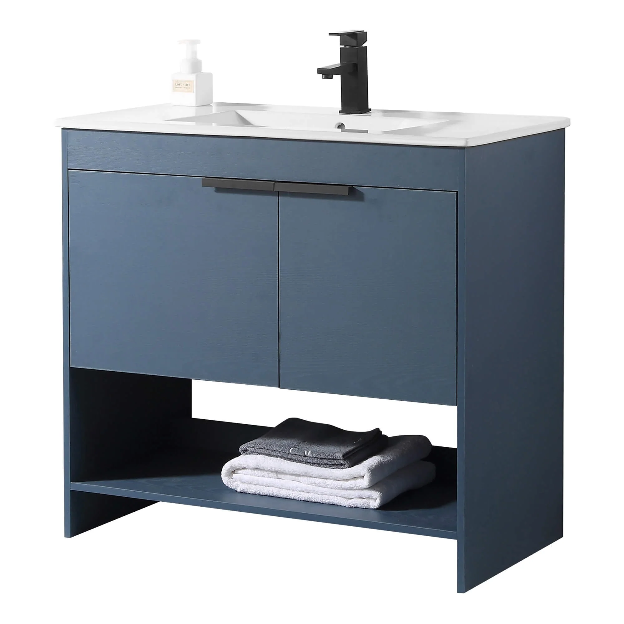 Fine Fixtures Phoenix Bathroom Vanity with Sink - Full Assembly Required