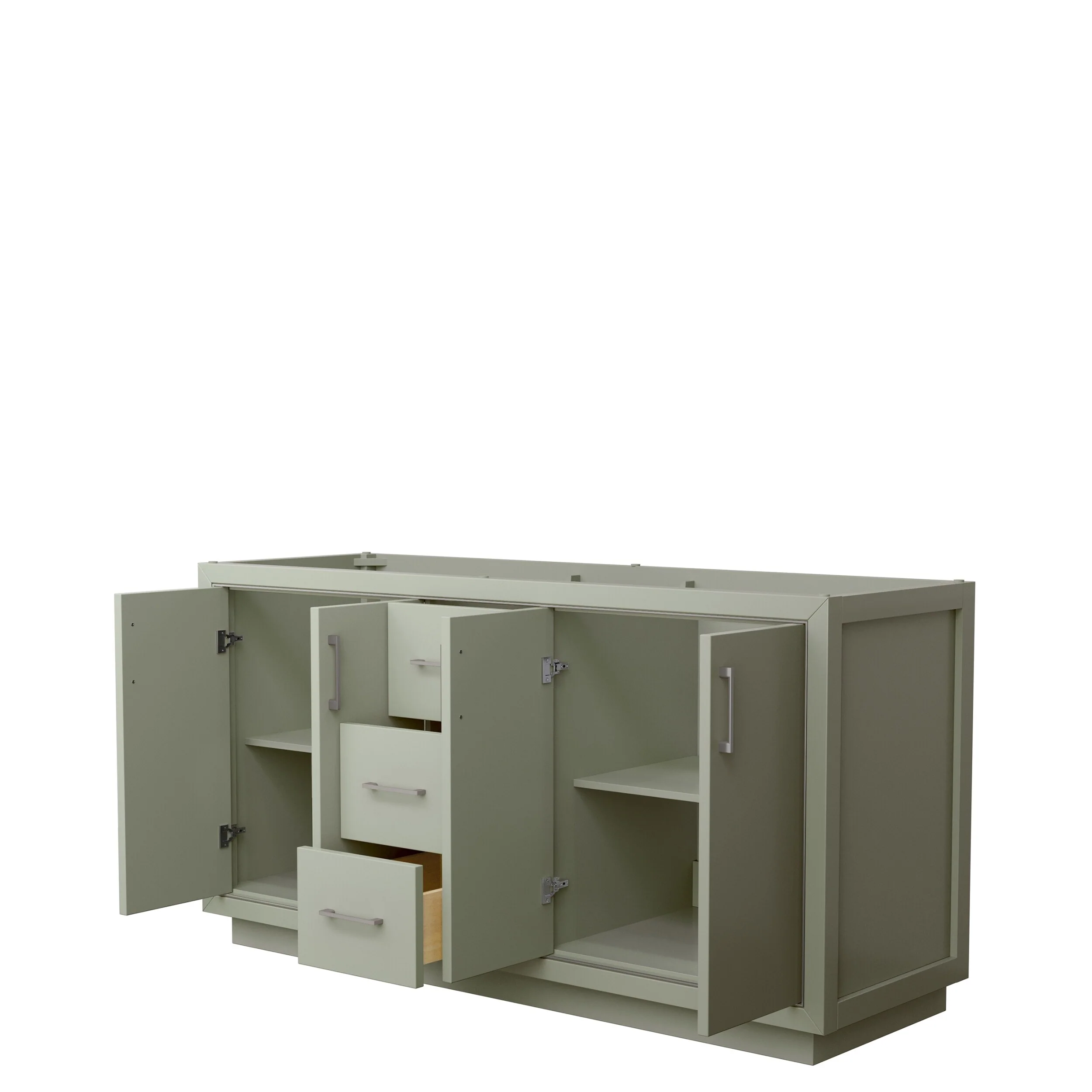 Icon Double Bathroom Vanity Cabinet, No Mirror