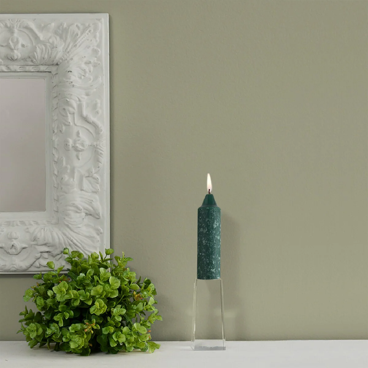 Root Unscented 5 In. Timberline™ Collenette Taper Candles box of 8 - 5 X 1-1/4