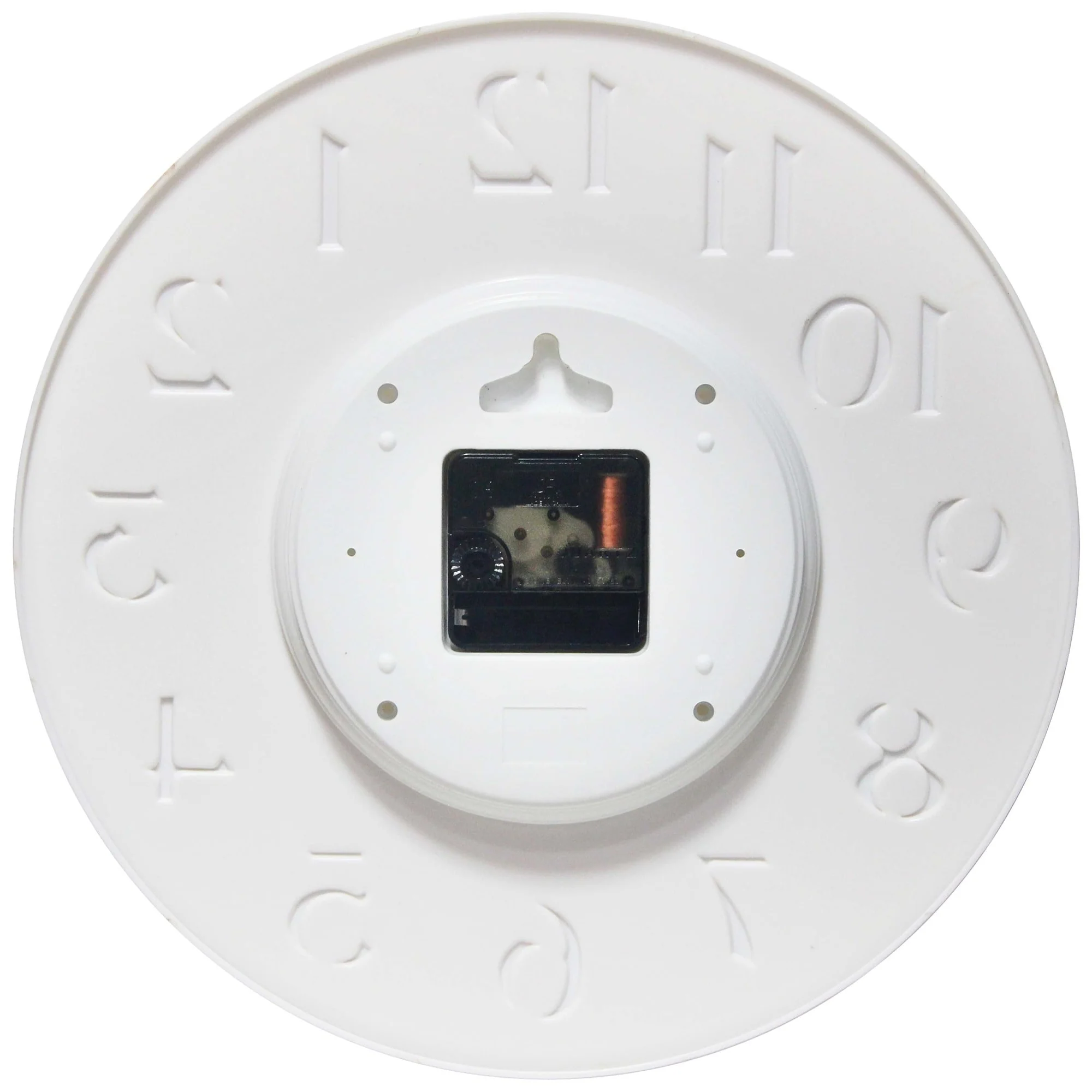 Infinity Instruments Vogue 12-inch Round Wall Clock - 12 x 1.25 x 12