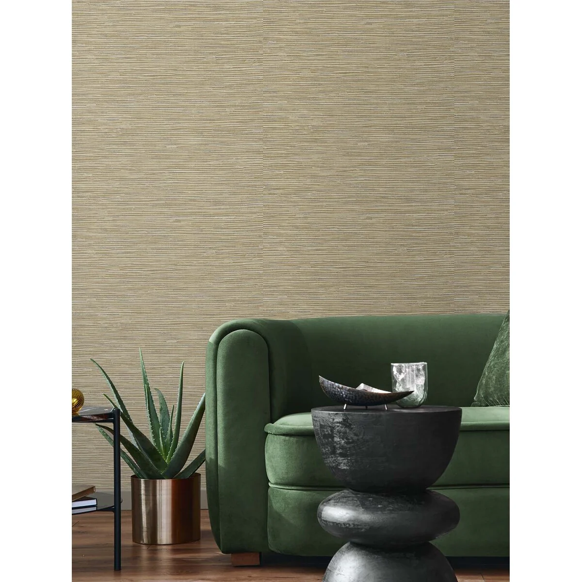 NextWall Cyrus Faux Grasscloth Peel and Stick Wallpaper