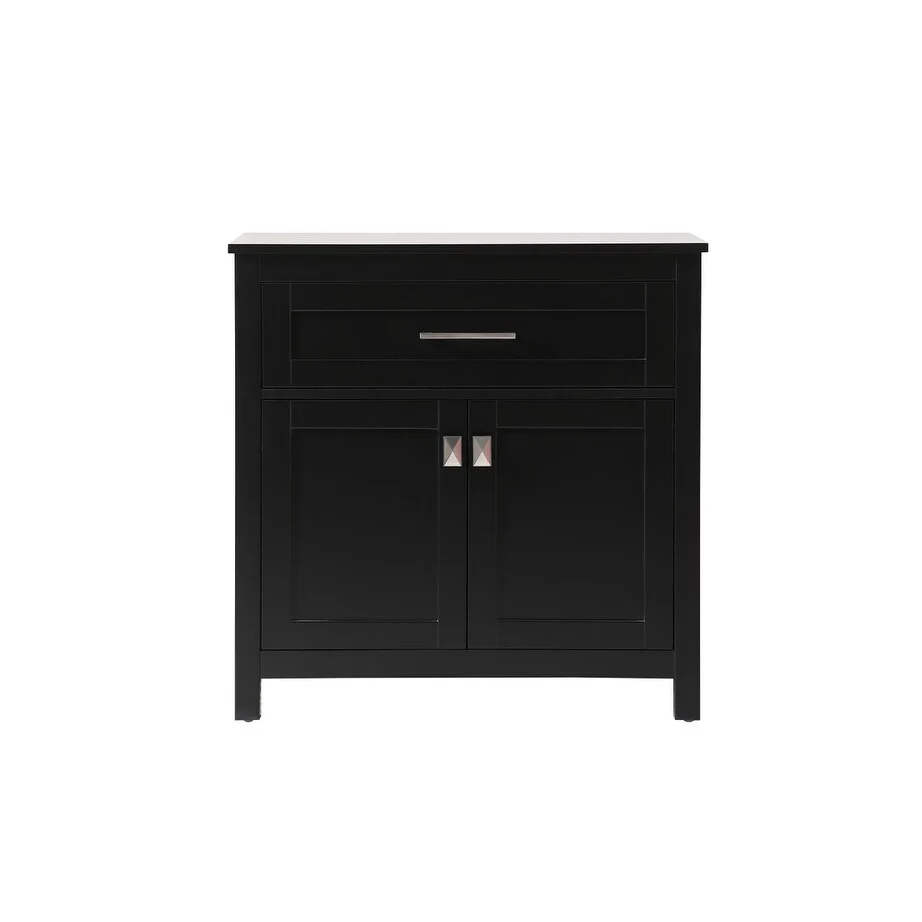 Indigo Home 30 Inch Bathroom Storage Freestanding Cabinet - 30 x 16