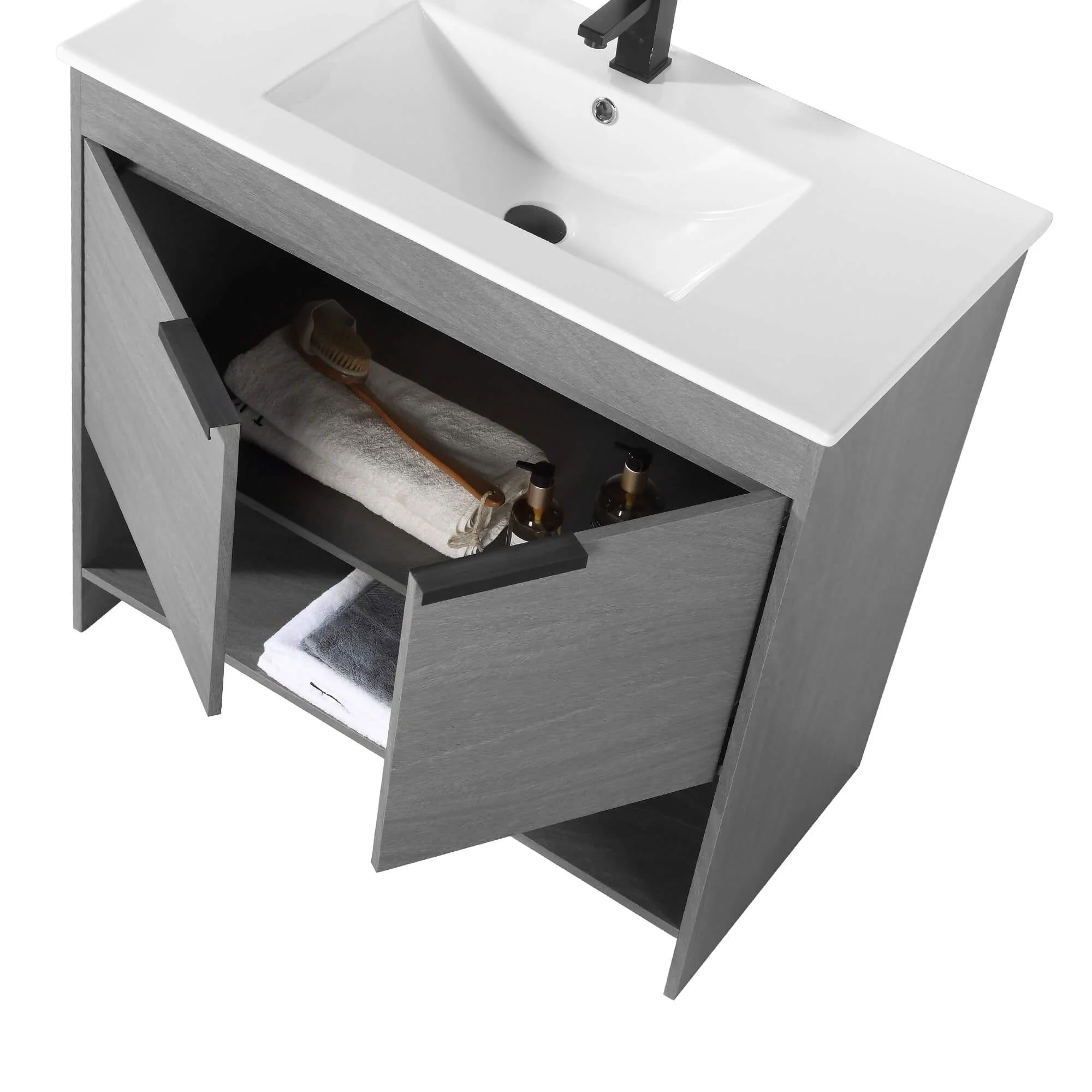 Fine Fixtures Phoenix Bathroom Vanity with Sink - Full Assembly Required