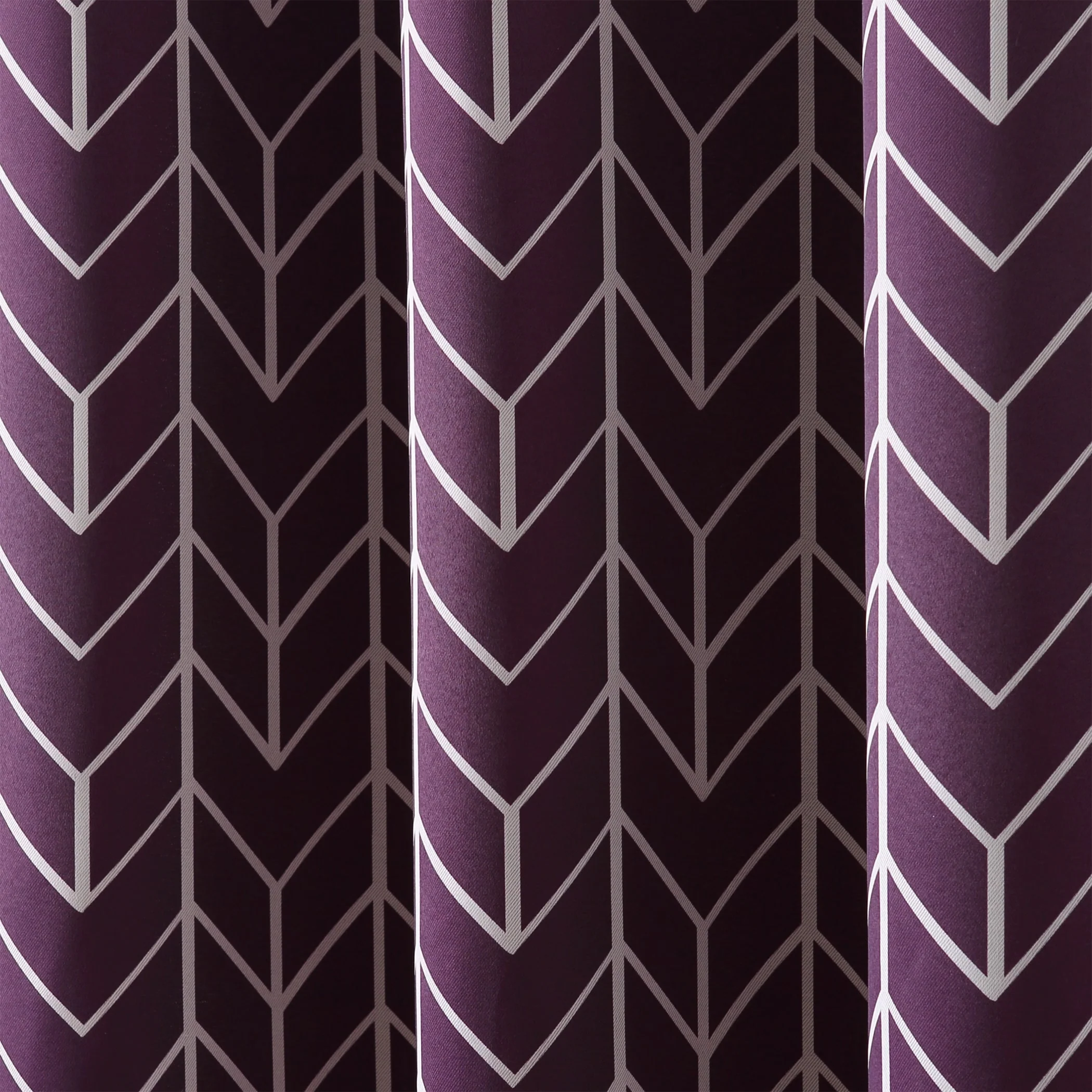 Sun Zero Kenwood Chevron Blackout Grommet Curtain Panel, Single Panel