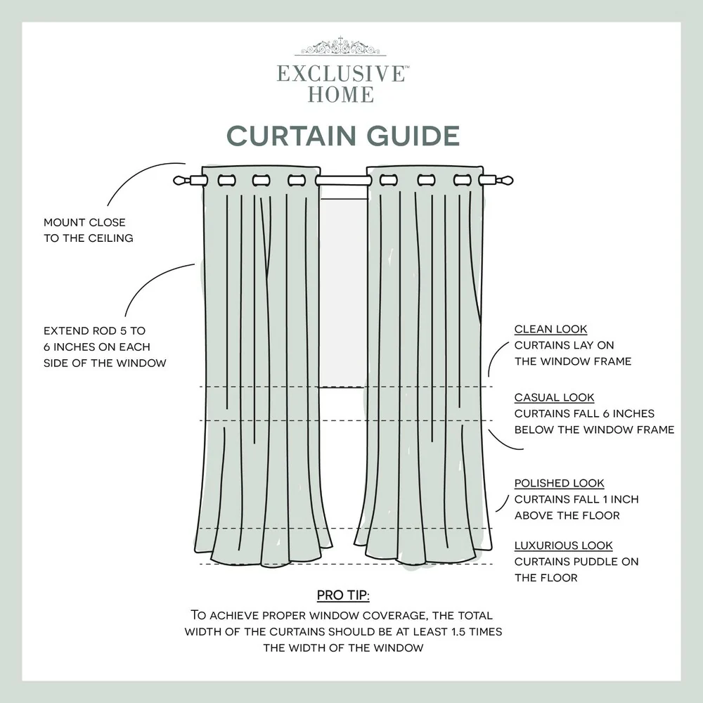 Strick & Bolton LeWitt Thermal Textured Linen Curtain Panel Pair
