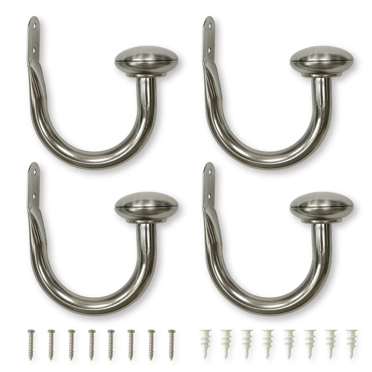 Lumi 3/4 in. Dia. Curtain Holdback (2-Pack / 4-Pack)