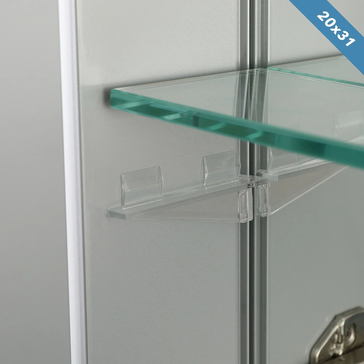 Frameless Aluminum Bathroom Mirror Medicine Cabinet