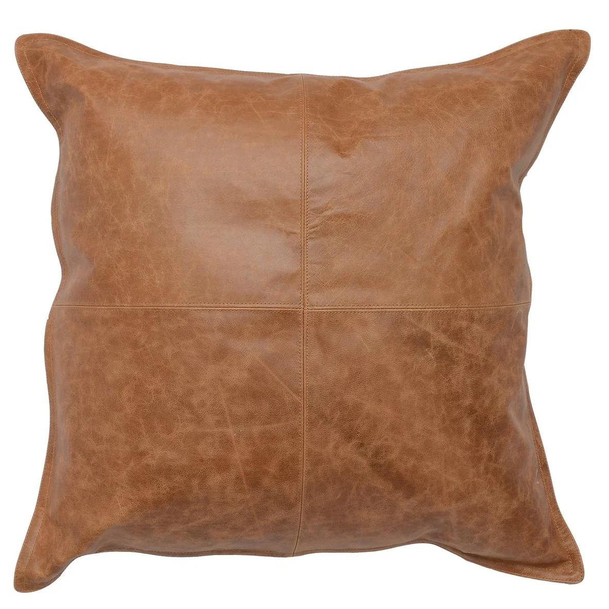 Strick & Bolton Lindi Leather 22-inch Throw Pillow