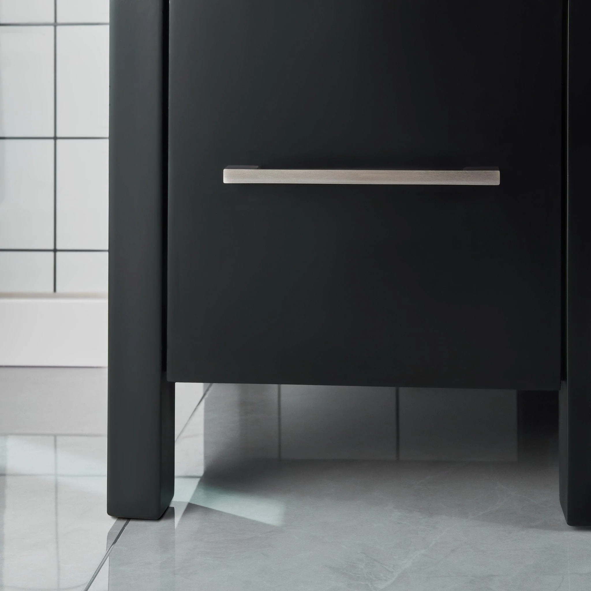 Vanity Art 54-inch Single Sink Bathroom Vanity Set with Engineered Marble Top and Free Mirror - 54 x 18.5 x 36 Inches