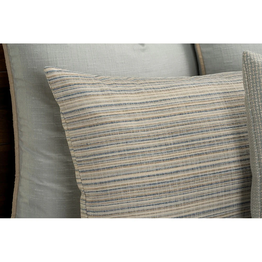 Ernest Hemingway Sandpiper Stripe Ocean Designer Throw Pillow