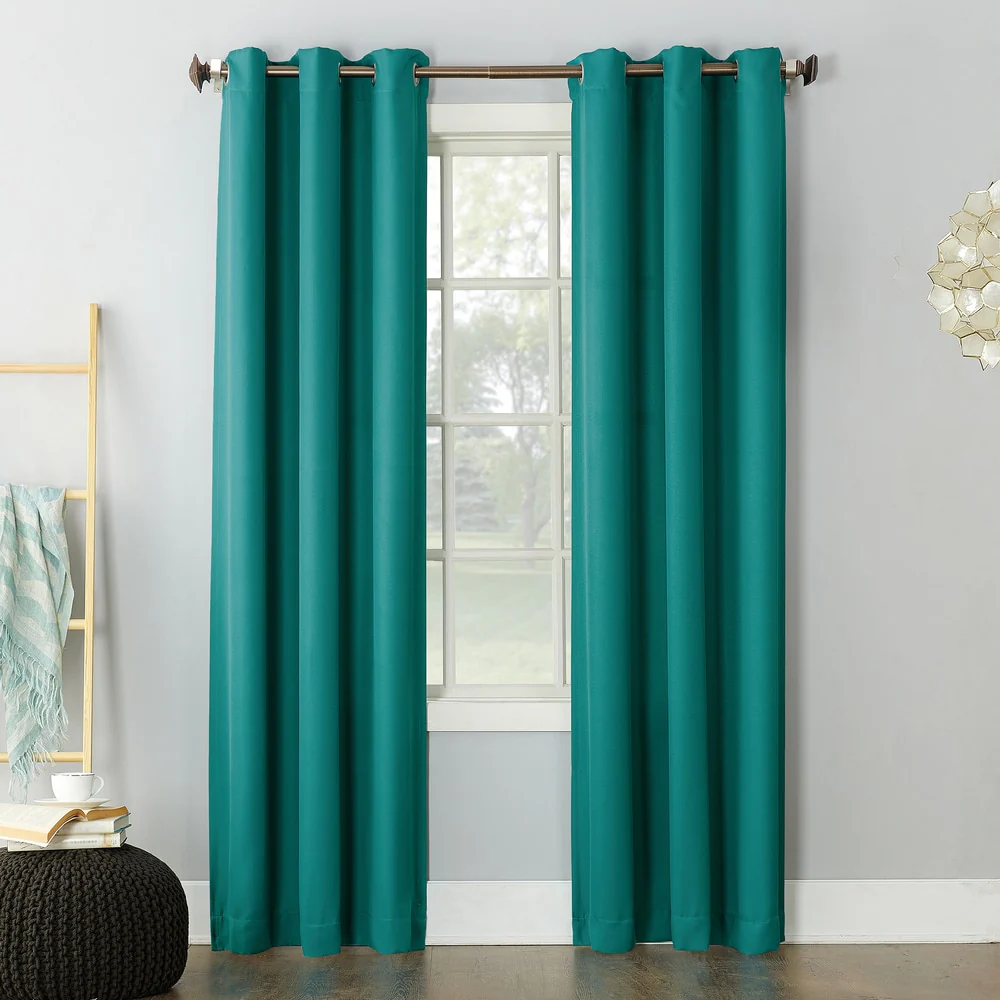Copper Grove Speedwell Grommet Window Curtain Panel, Single Panel