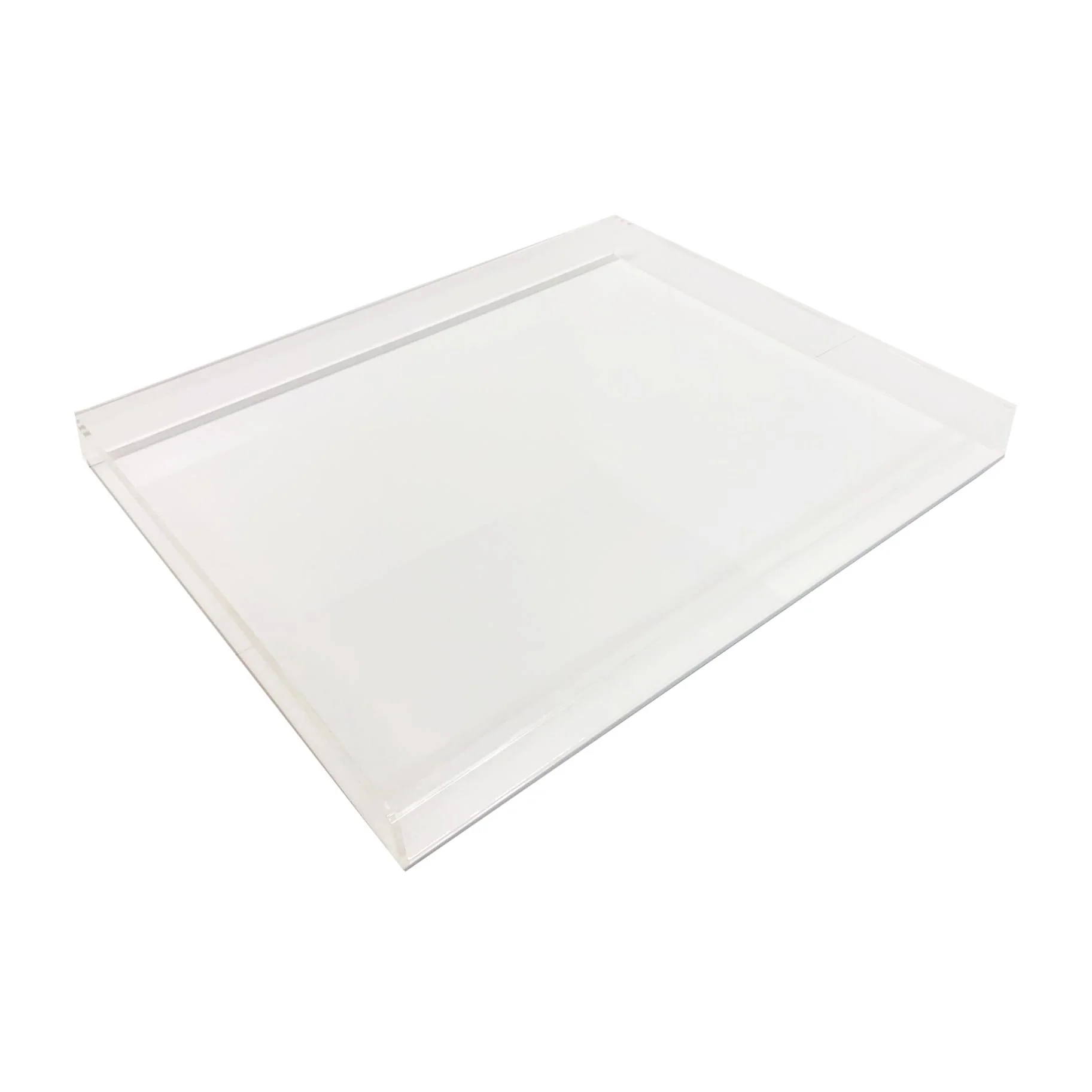 Large White Tray - 21x18x1.75