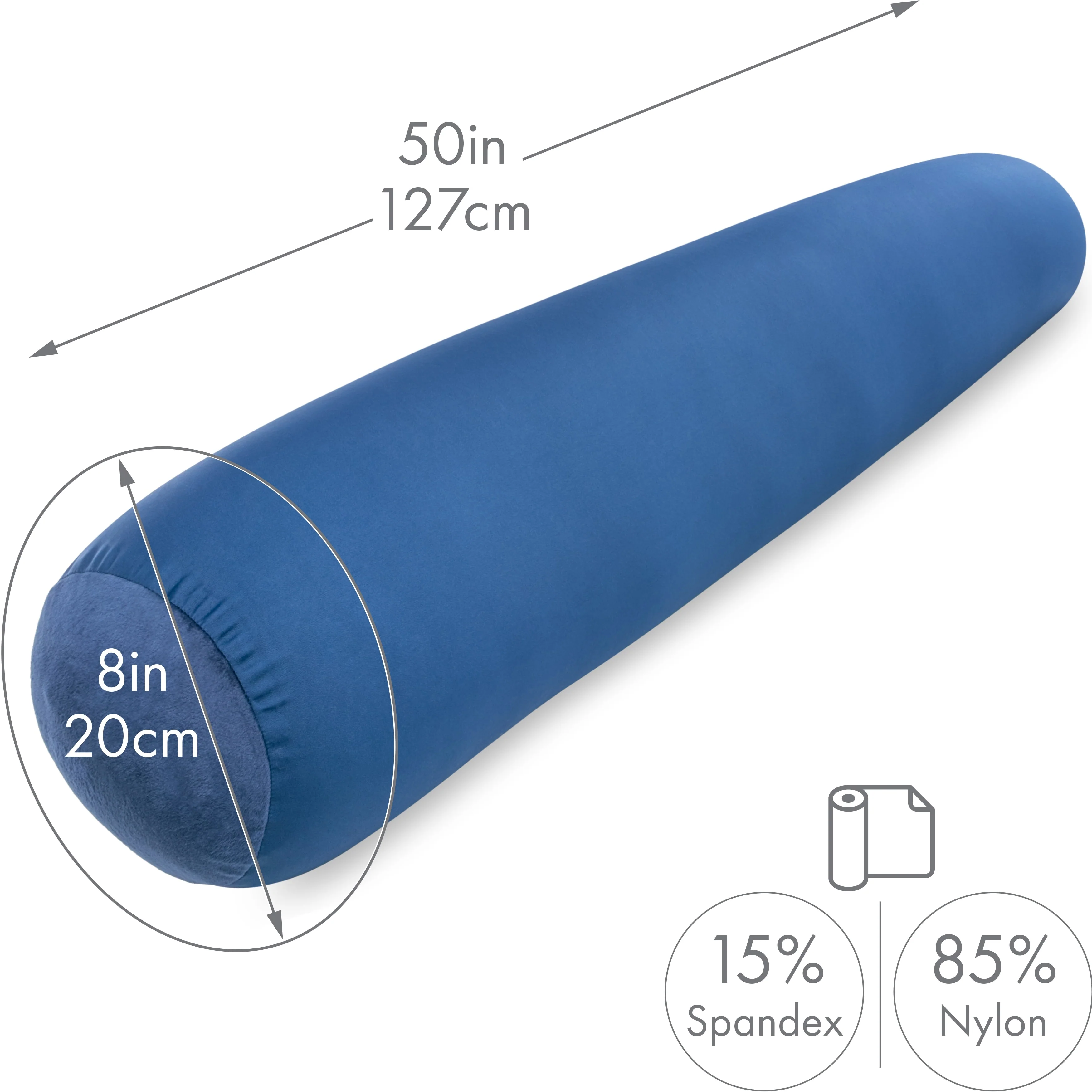 Straight Body Pillow, Premium Microbead,Side Sleeping / Pregnant Women