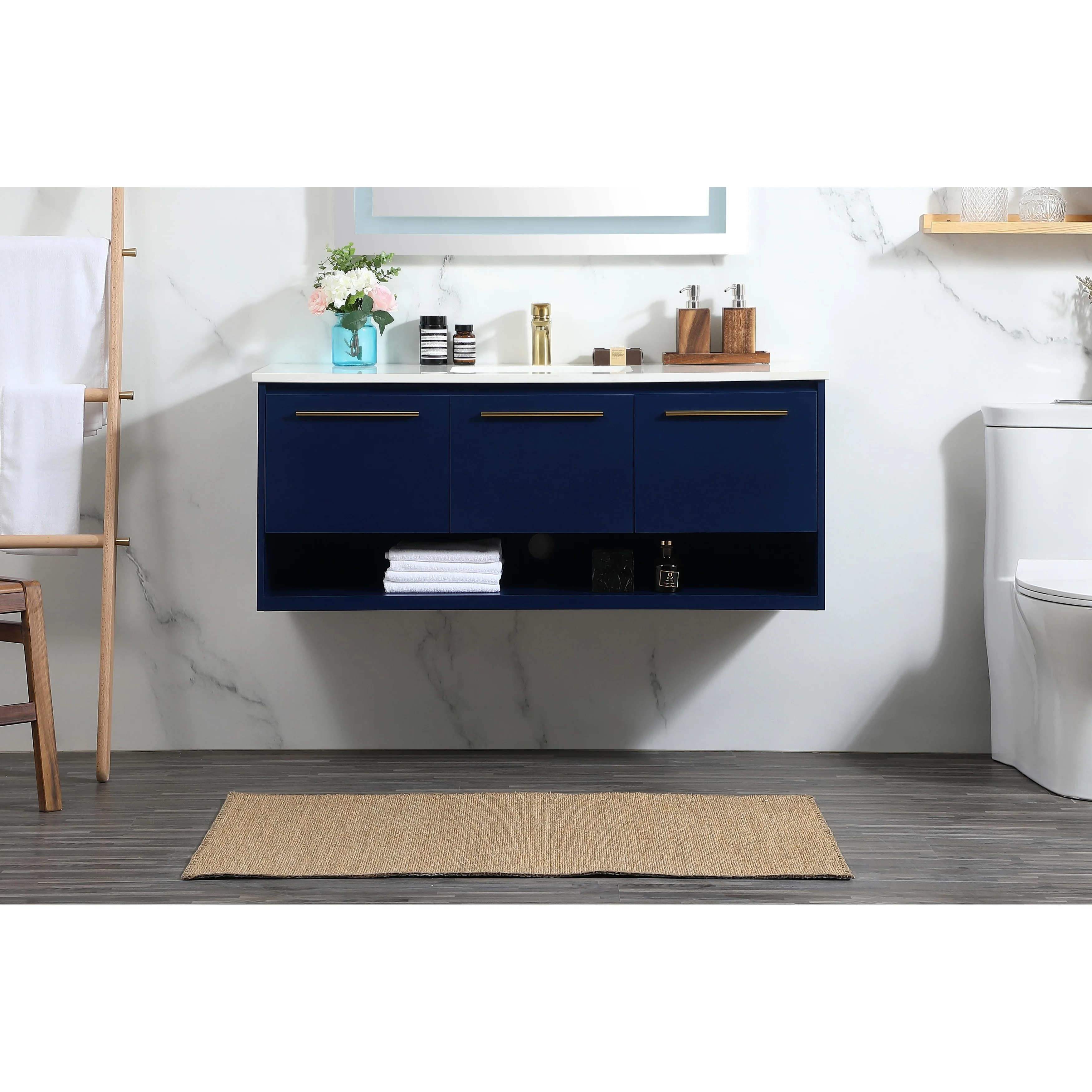 Brush 36 - 48 Inch Single Bathroom Vanity