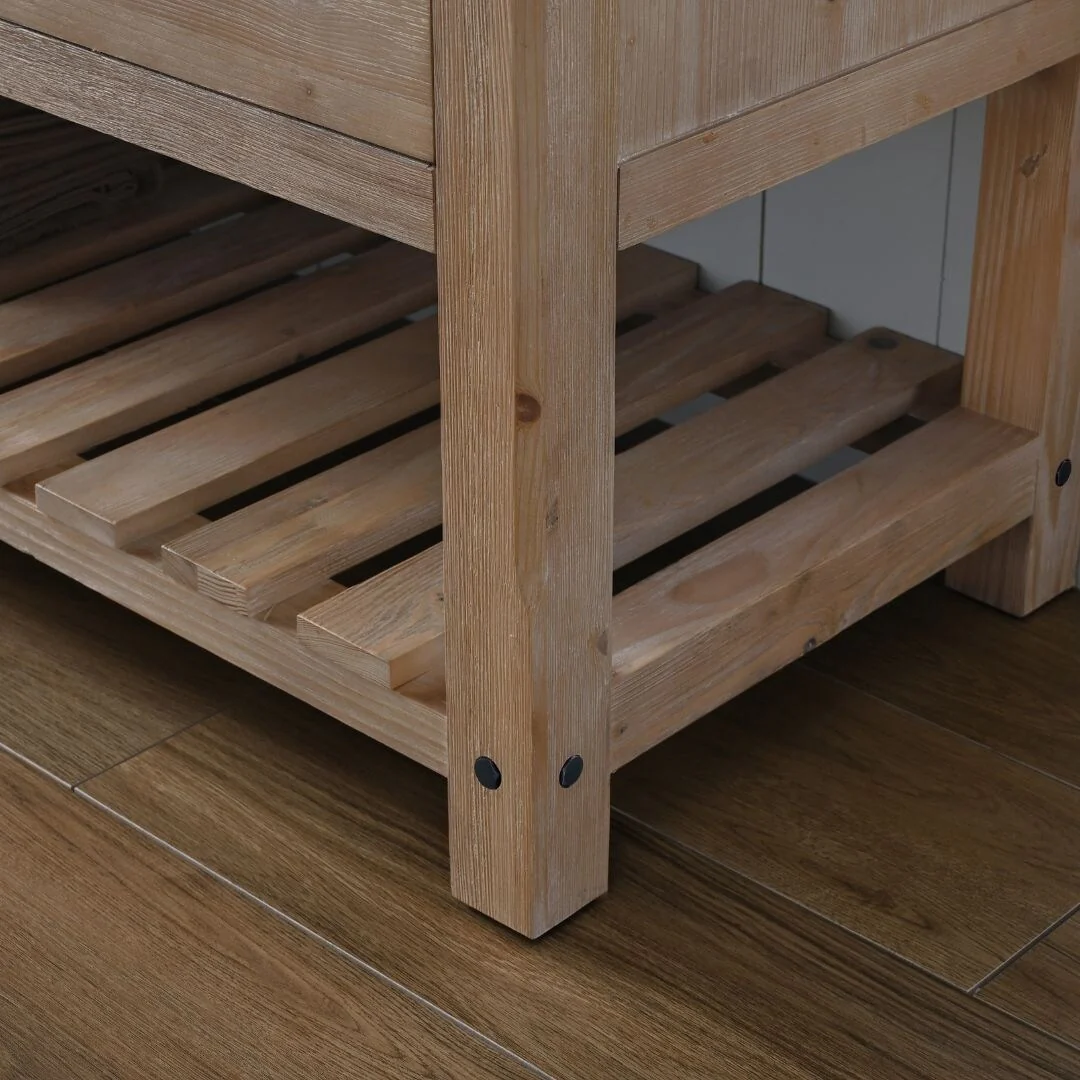 Sudio Design Bathroom Vanity Wesley Weathered Collection.