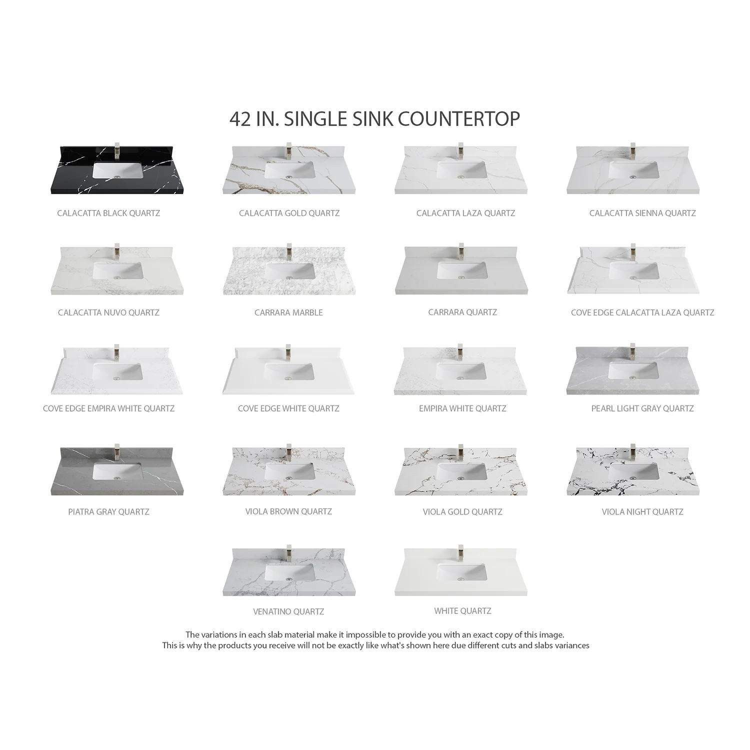 Willow Collections 42 in. W x 22 in. D Alys Single Sink Bathroom Vanity with Countertop