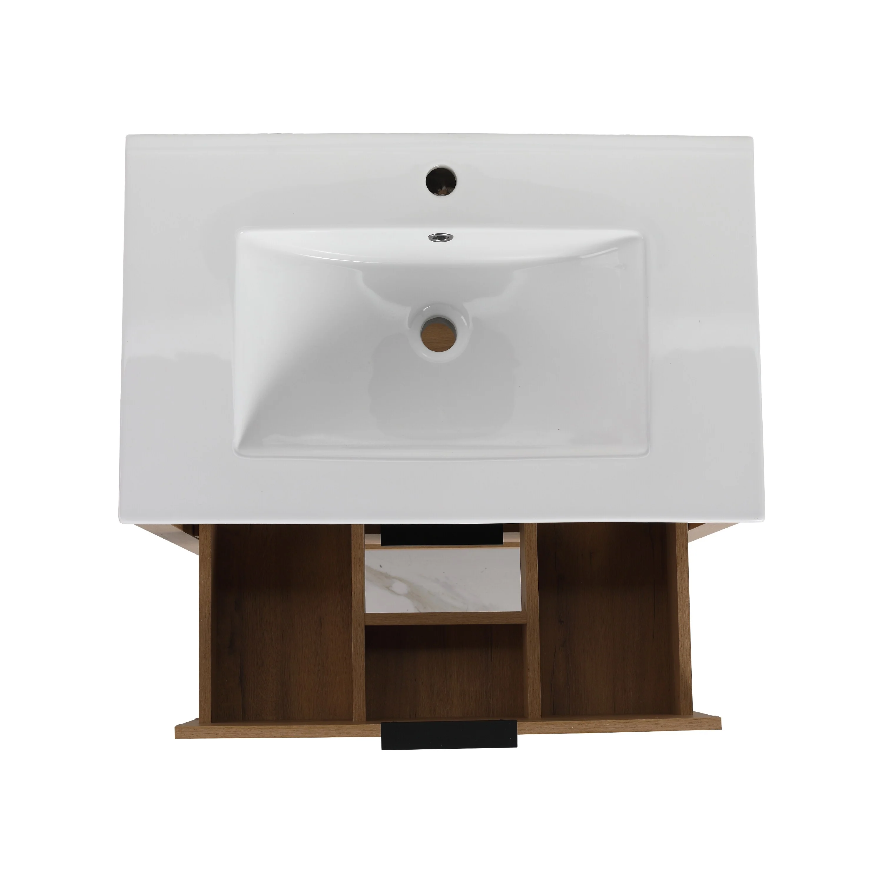 BNK 30/36 Inch Bathroom Vanity With Single Sink,Modern Bathroom Vanities With Soft Close Drawer And Shelf