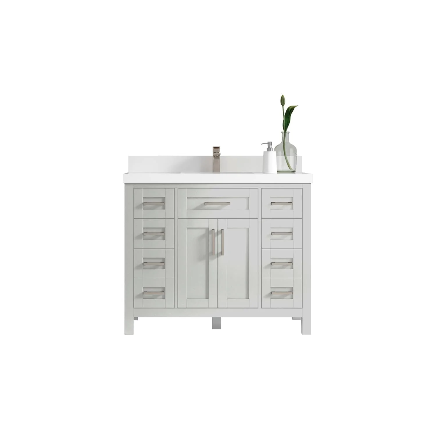 Willow Collections 42 in. W x 22 in. D Cambridge Single Sink Bathroom Vanity with Countertop