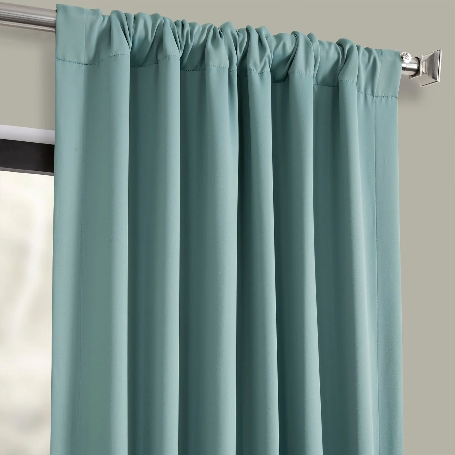 Exclusive Fabrics Room Darkening 120-inch Curtain Panel Pair (2 Panels)