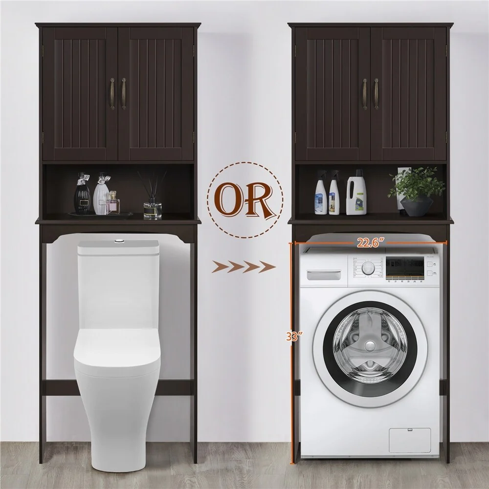 Yaheetech Bathroom Space Saving Organizer Over-the -Toilet