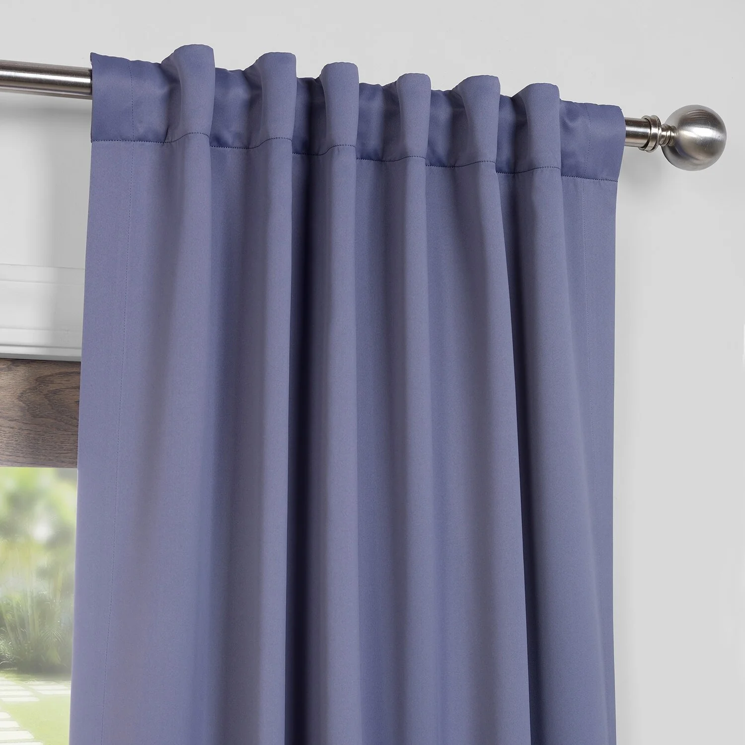 Exclusive Fabrics Room Darkening 120-inch Curtain Panel Pair (2 Panels)