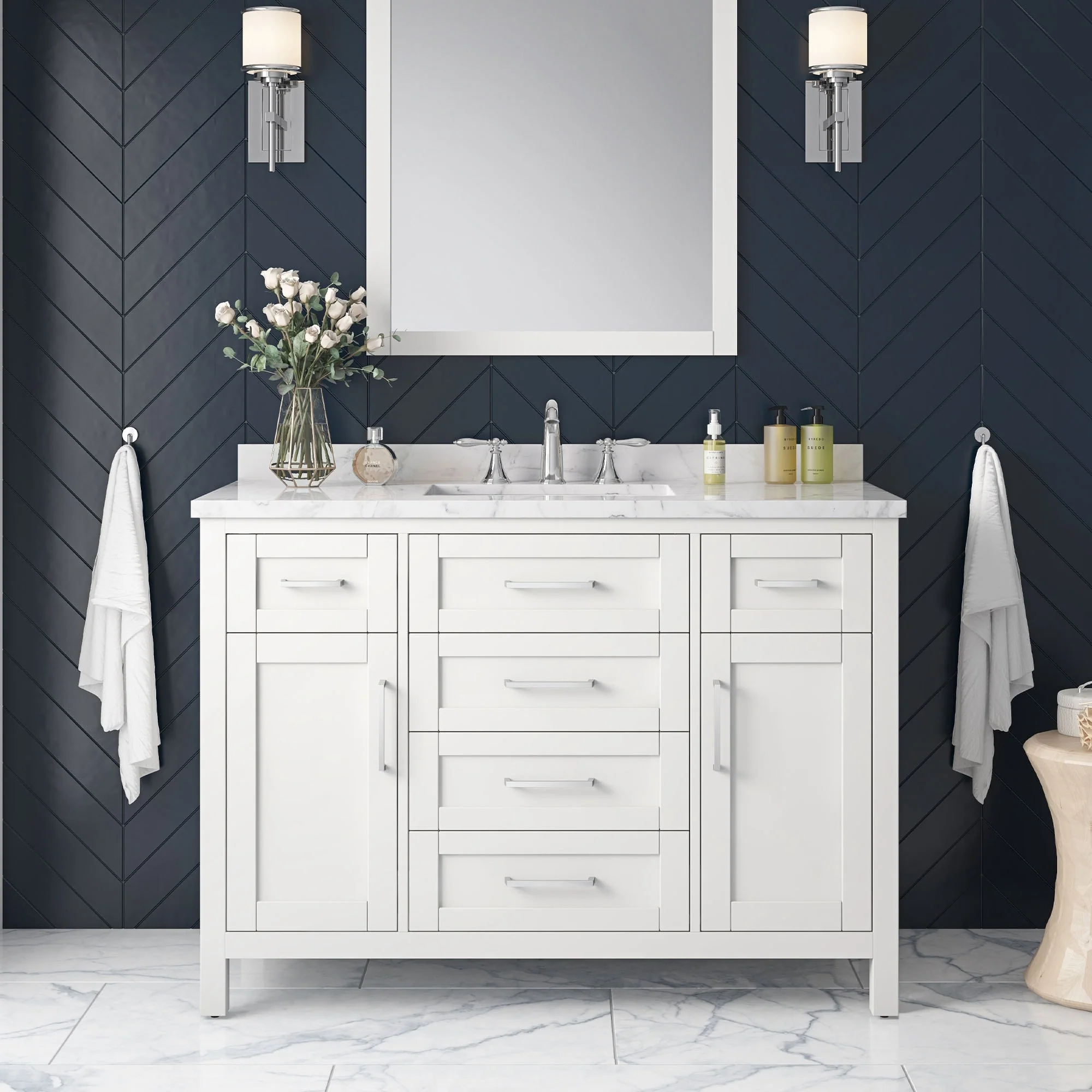 OVE Decors Tahoe 48 White Vanity
