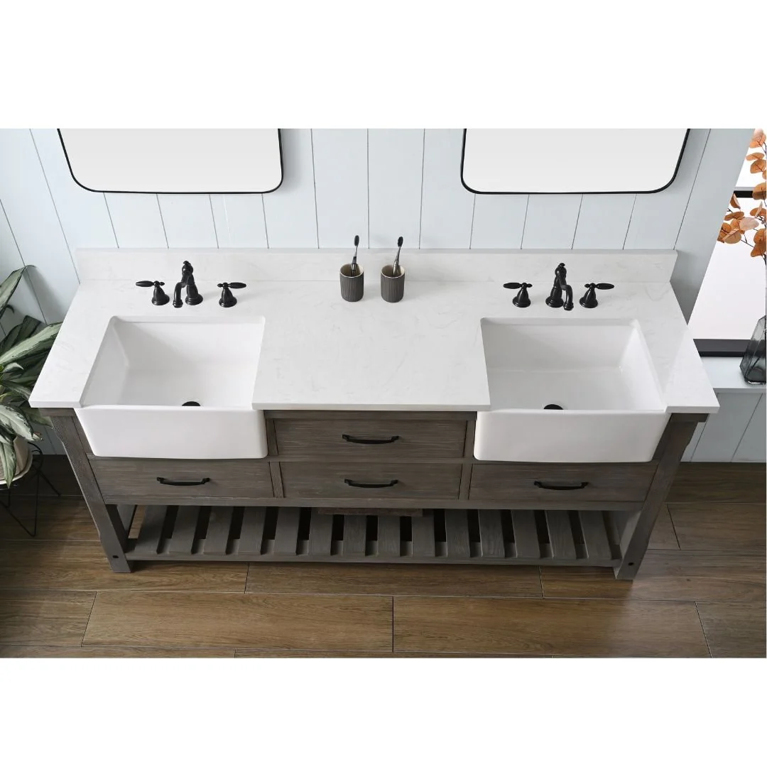 Sudio Design Bathroom Vanity Wesley Weathered Collection.