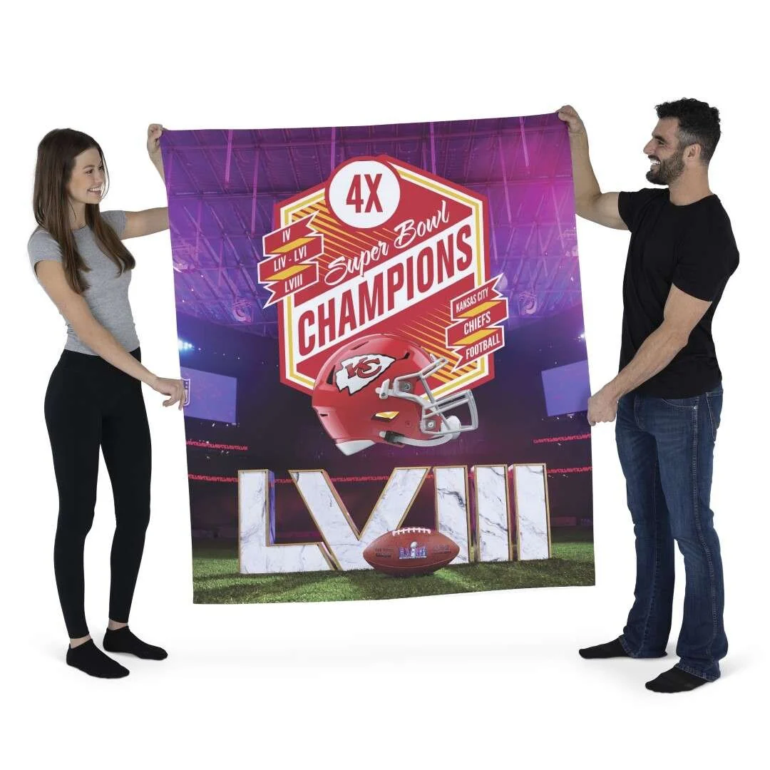 NFL Kansas City Chiefs SB58 Re Take Multi Champs Wall Hanging - 50