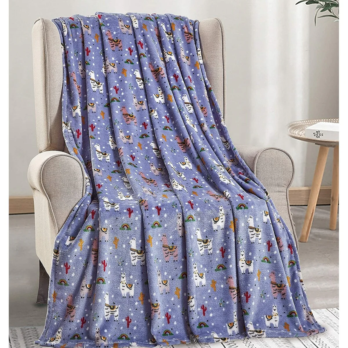 Décor&More Whimsy Collection Microplush Throw Blanket (50