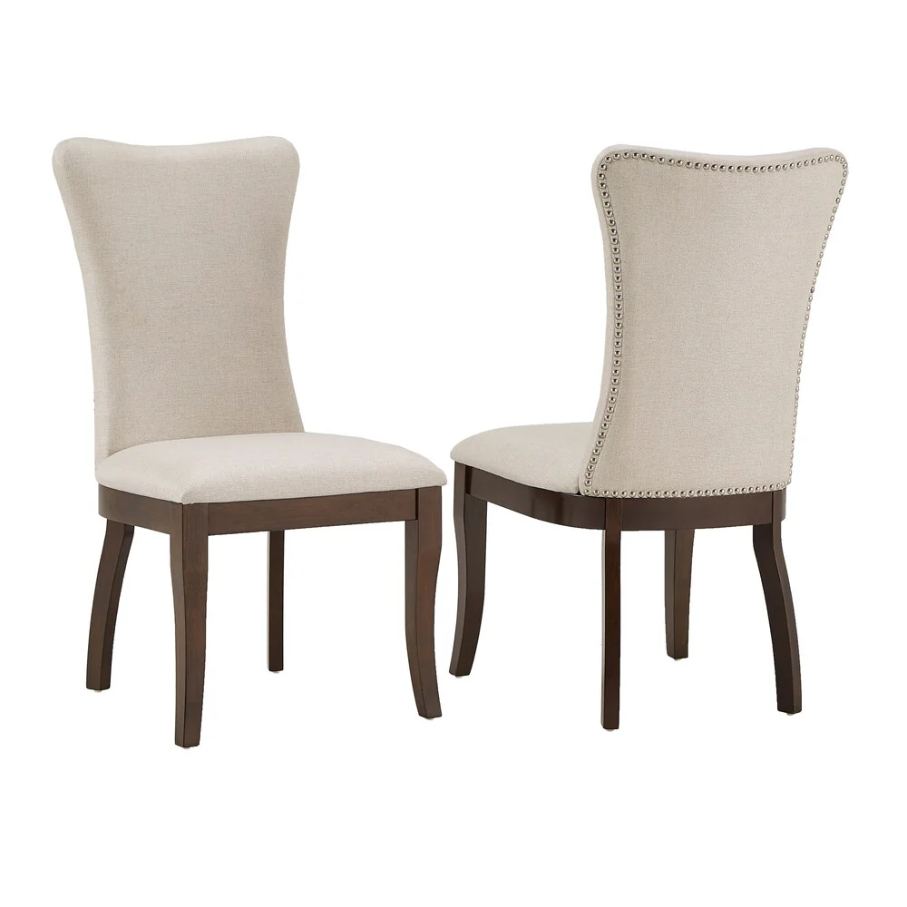 Willa Fabric Wingback Dining Chairs (Set of 2) by iNSPIRE Q Classic
