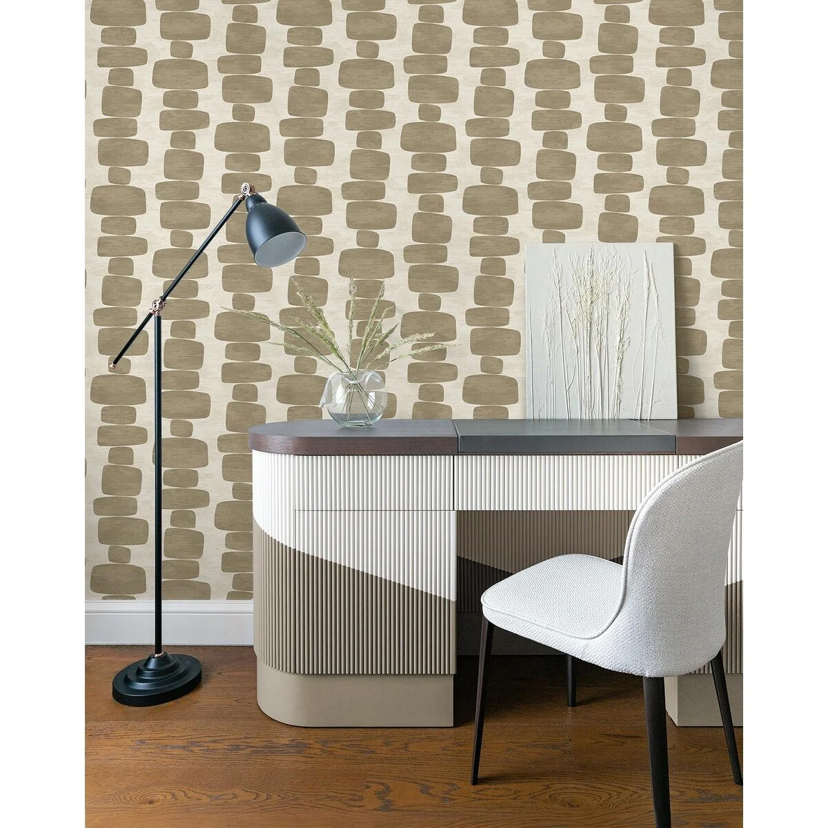 Stacy Garcia Home Stripe Block Geometric Peel and Stick Wallpaper
