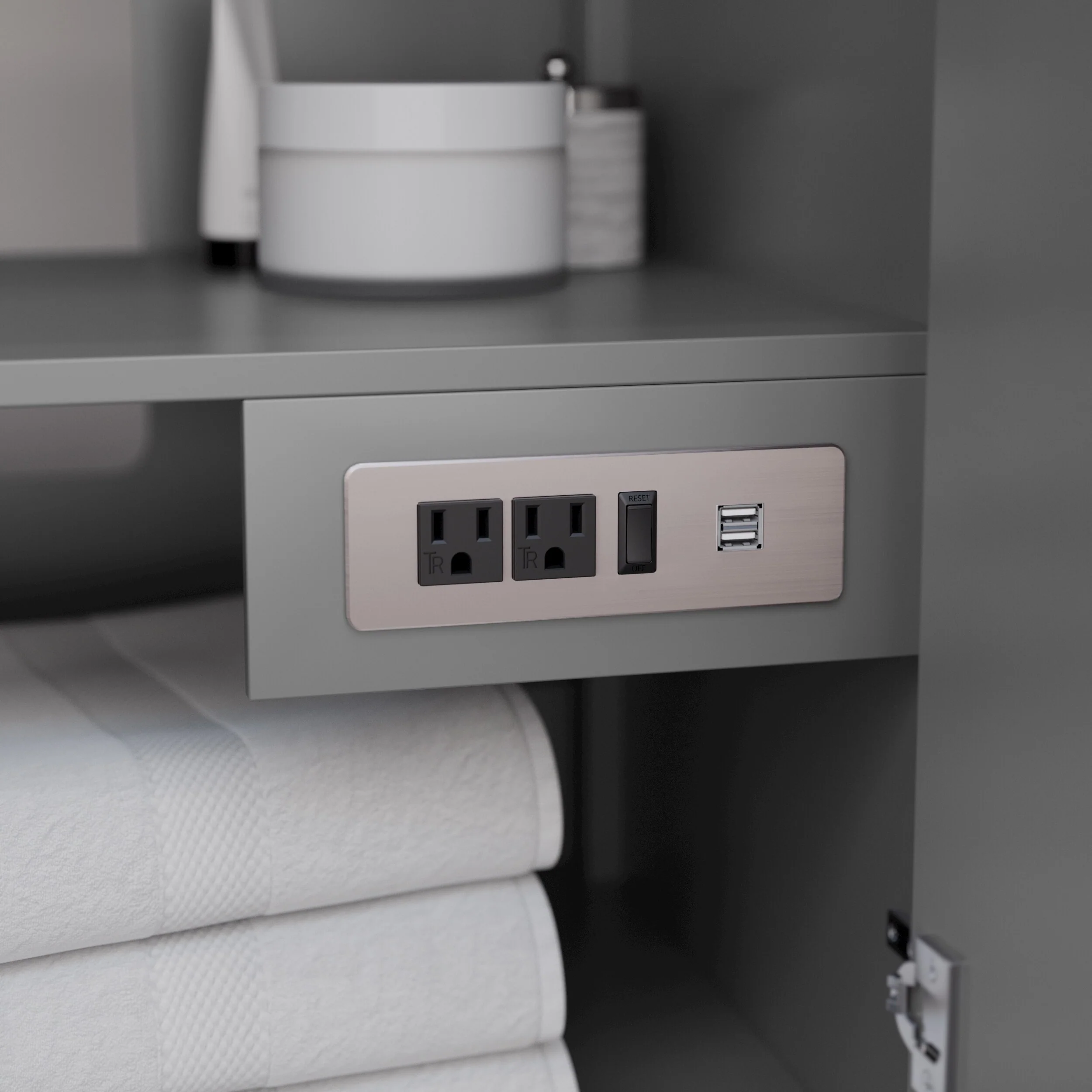 Icon Double Bathroom Vanity Cabinet, No Mirror