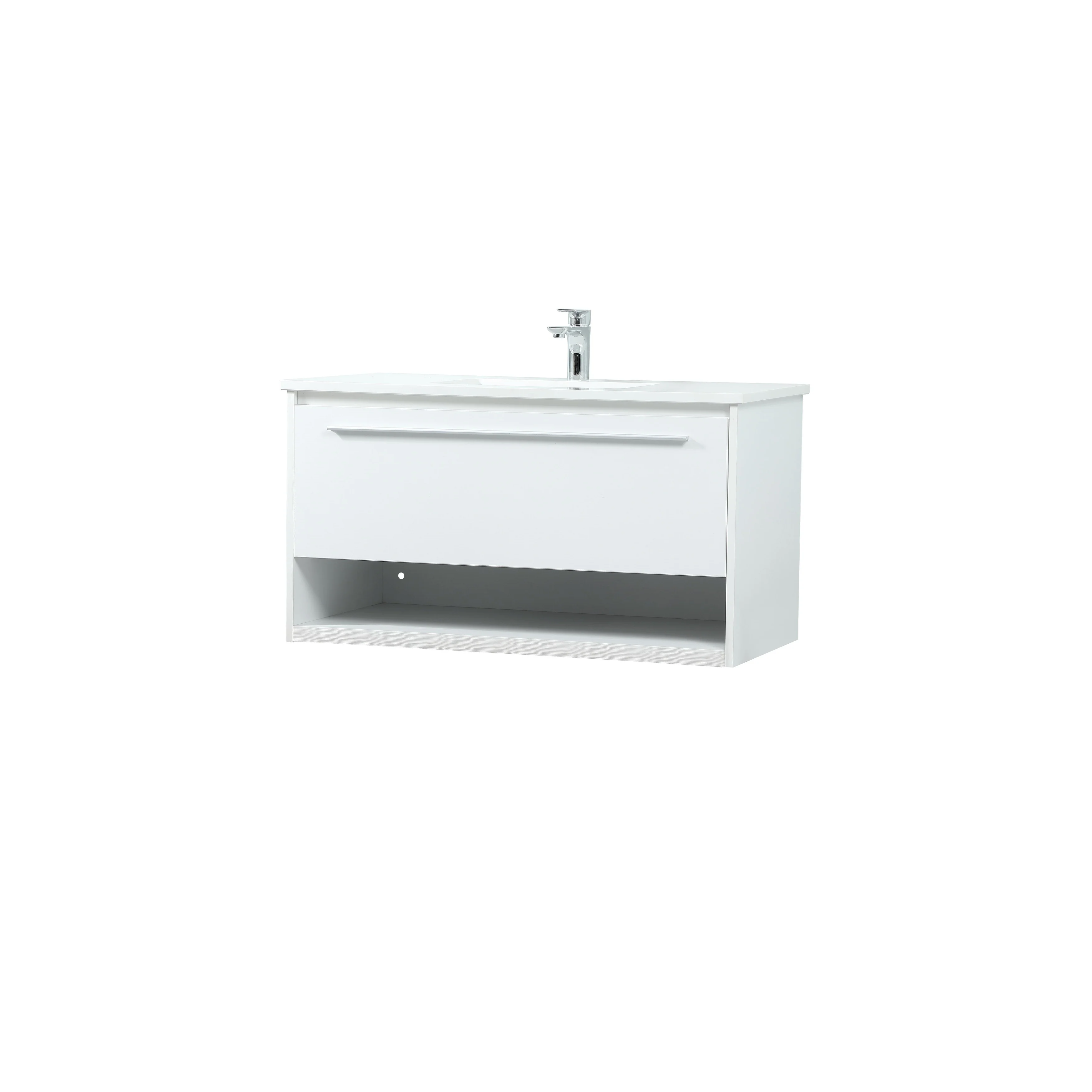 Brush 36 - 48 Inch Single Bathroom Vanity