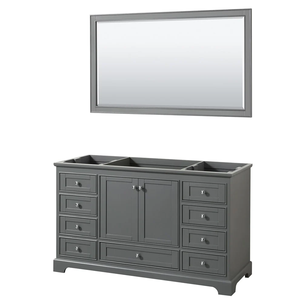 Deborah 60-inch Single Bathroom Vanity, 58-inch Mirror