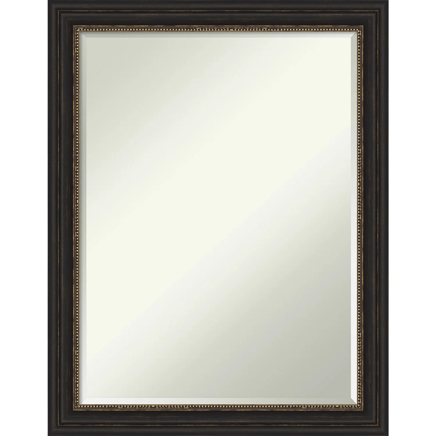 Petite Bevel Bathroom Wall Mirror - Accent Bronze Narrow Frame - Accent Bronze Narrow - 22 x 28 in