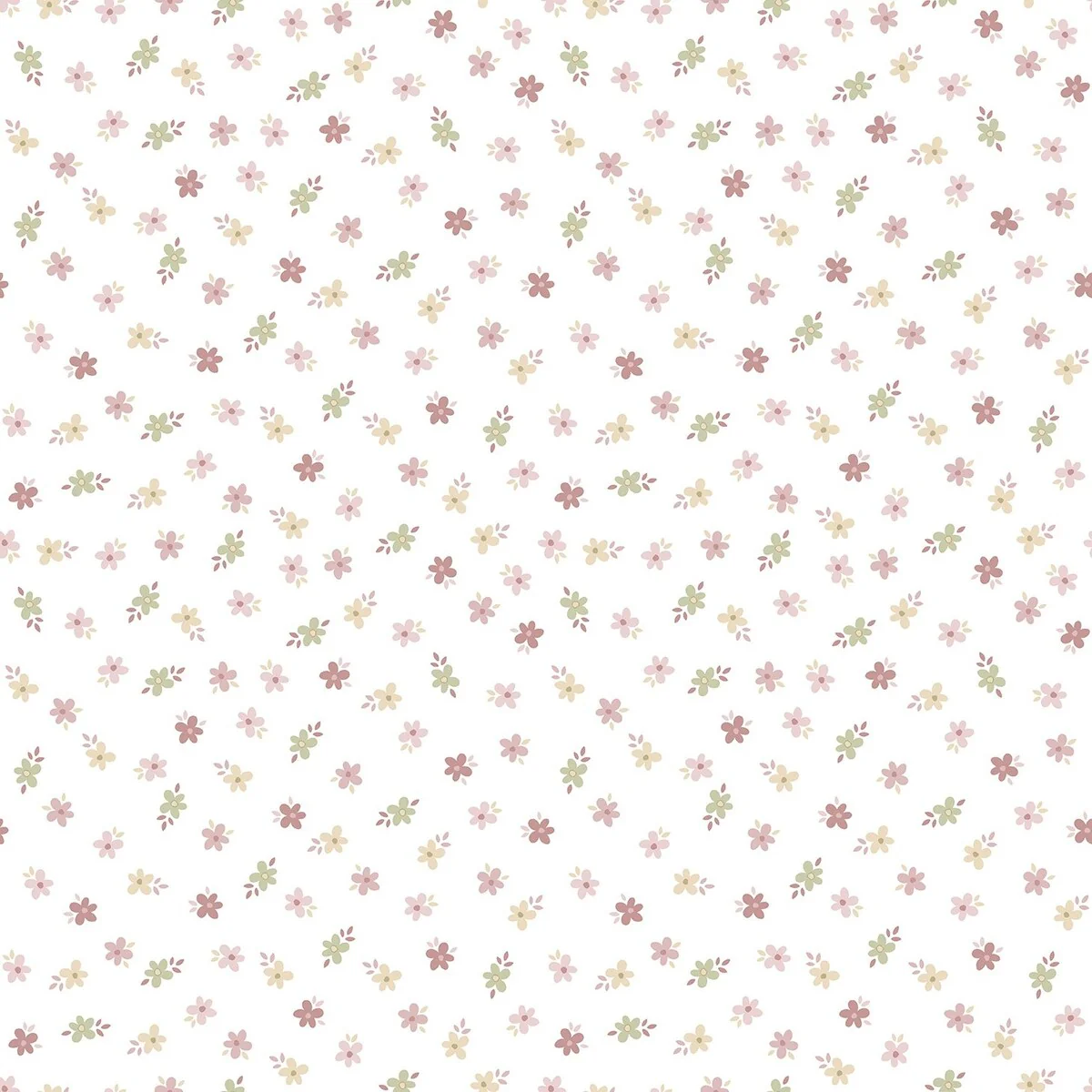 Galerie Wallcoverings Little Explorers 2 Five Leaf Flower Non-woven Matte Wallpaper Roll
