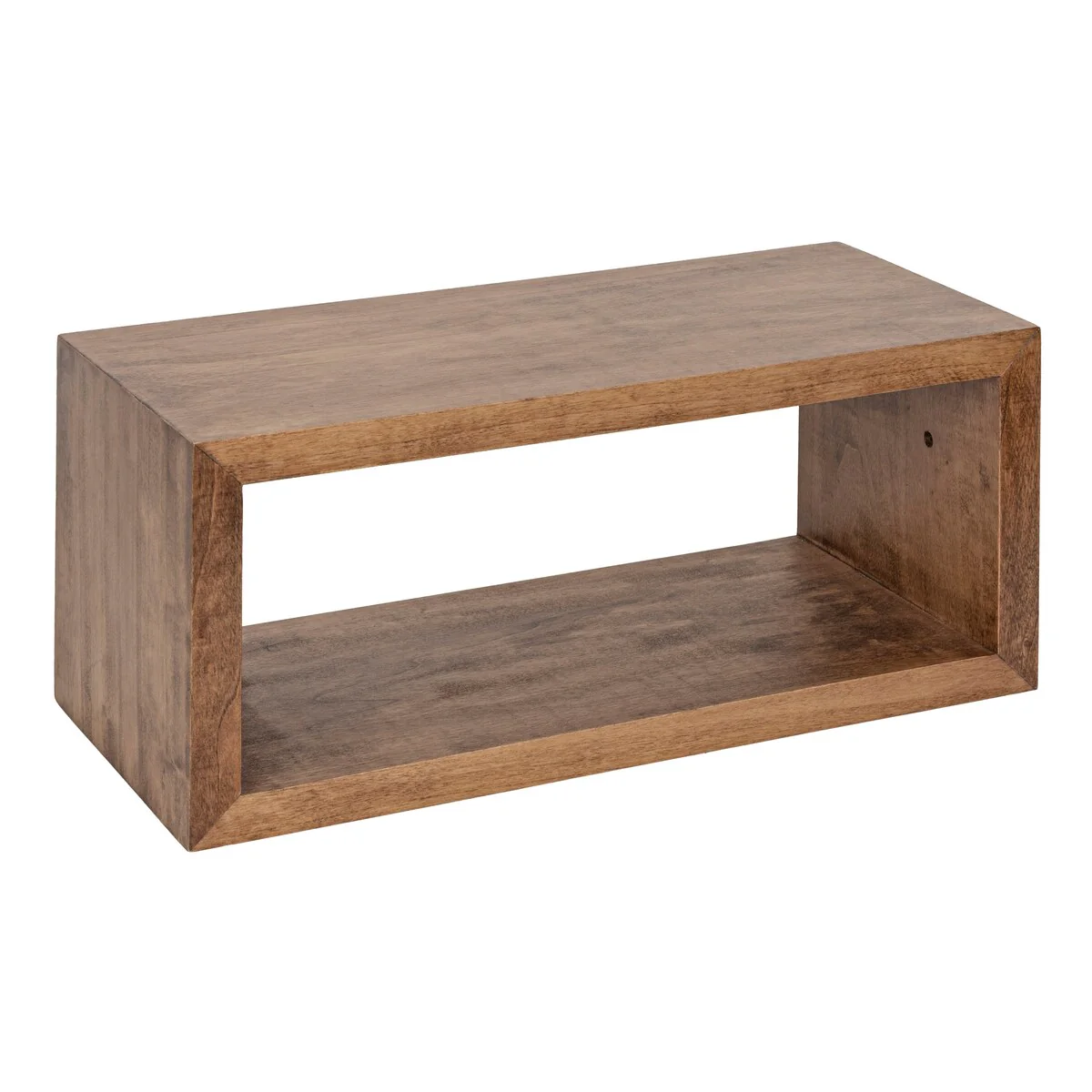 Kate and Laurel Holt Open Cubby Wooden Floating Wall Shelf