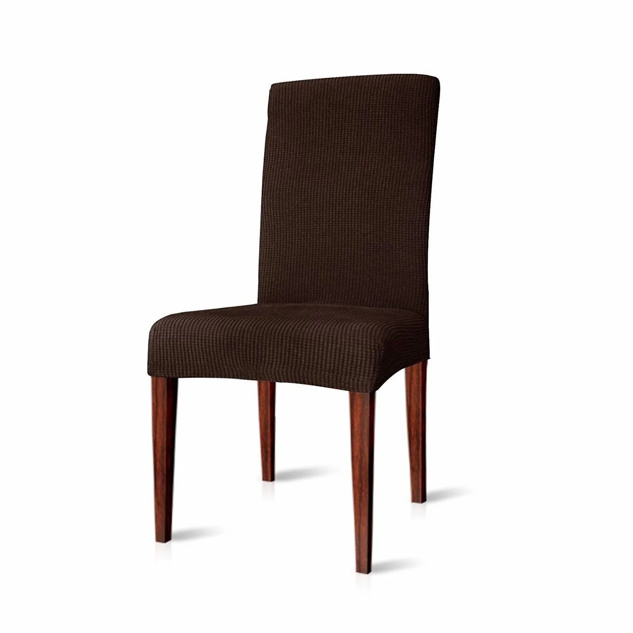 Elegant Knitting Jacquard Box Cushion Dining Chair Slipcover
