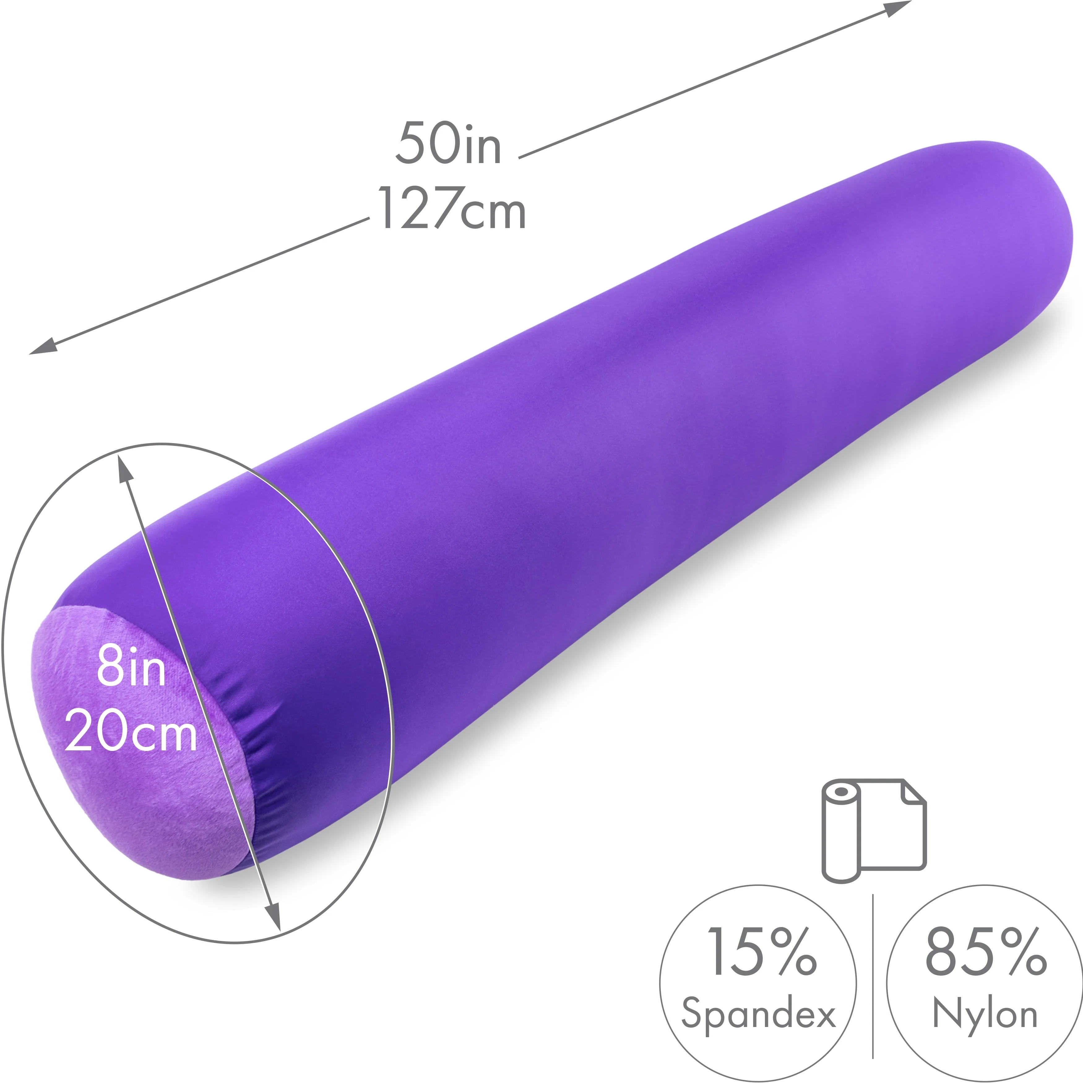 Straight Body Pillow, Premium Microbead,Side Sleeping / Pregnant Women